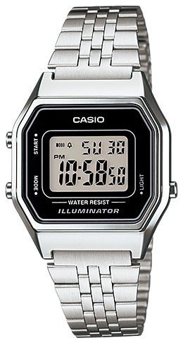 Relógio Casio Vintage LA680WA-1DF Prata