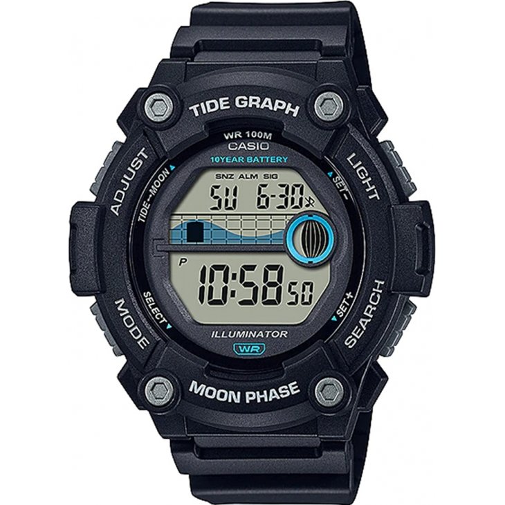 Relógio Casio Standard WS-1300H-1AVD Preto Preto 1