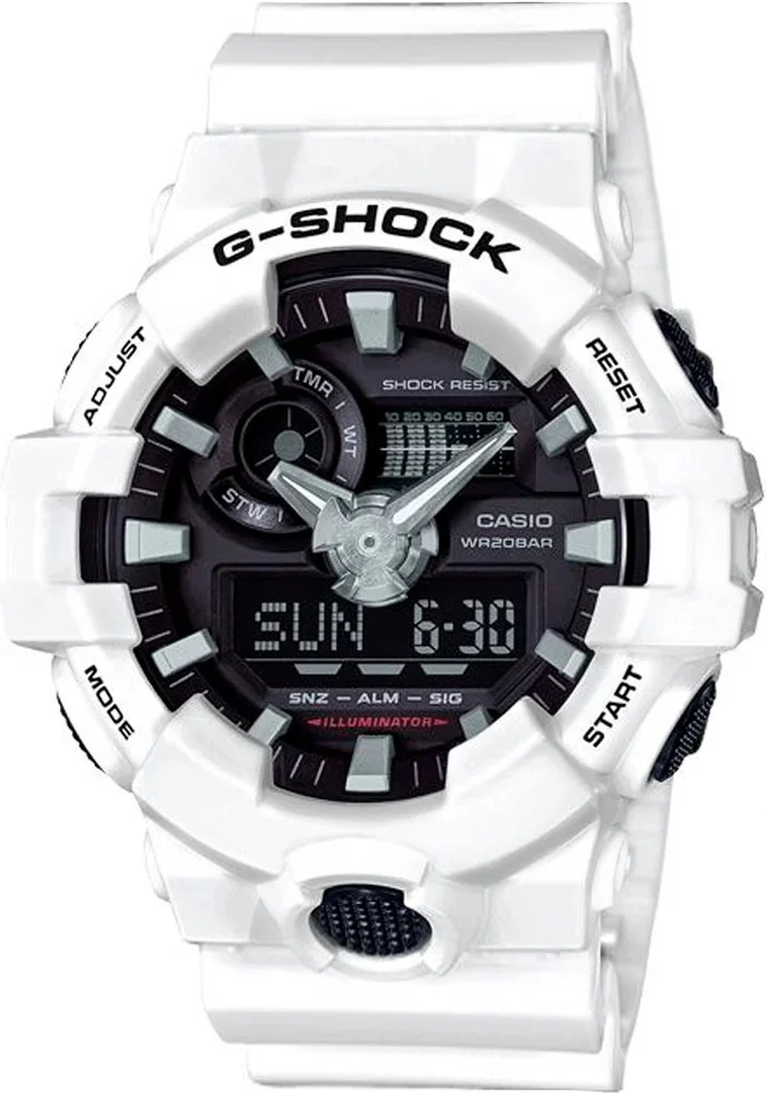 Relógio Casio G-Shock GA-700-7ADR Branco Masculino Branco 1