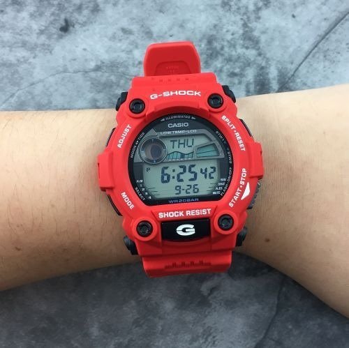 Relógio G-Shock Tábua de Maré G-7900A-4DR Vermelho *G Rescue Vermelho 3