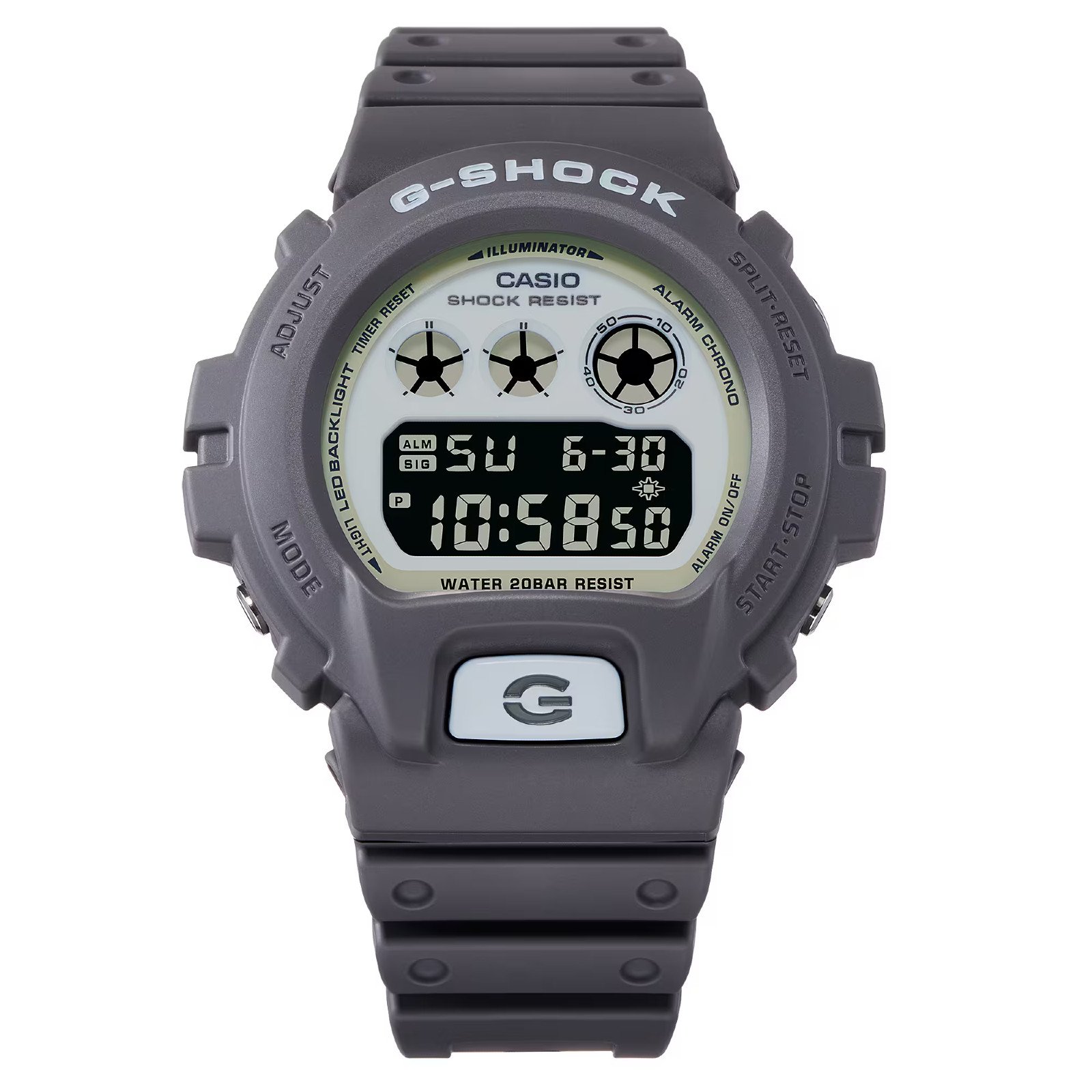 Relógio Casio G-Shock DW-6900HD-8DR Hidden Glow Cinza 4