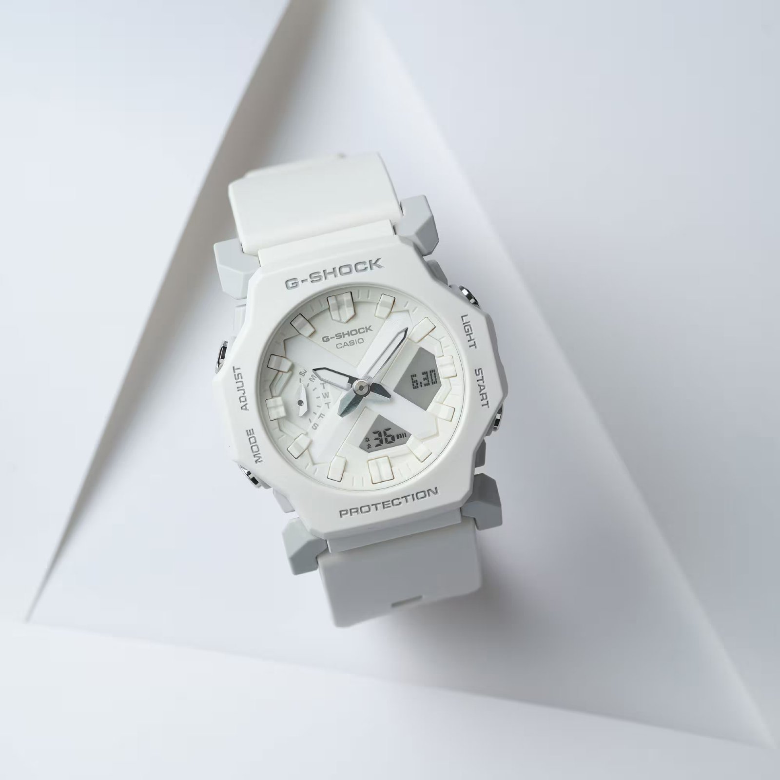 Relógio Casio G-Shock GA-2300-7ADR Branco Branco 2