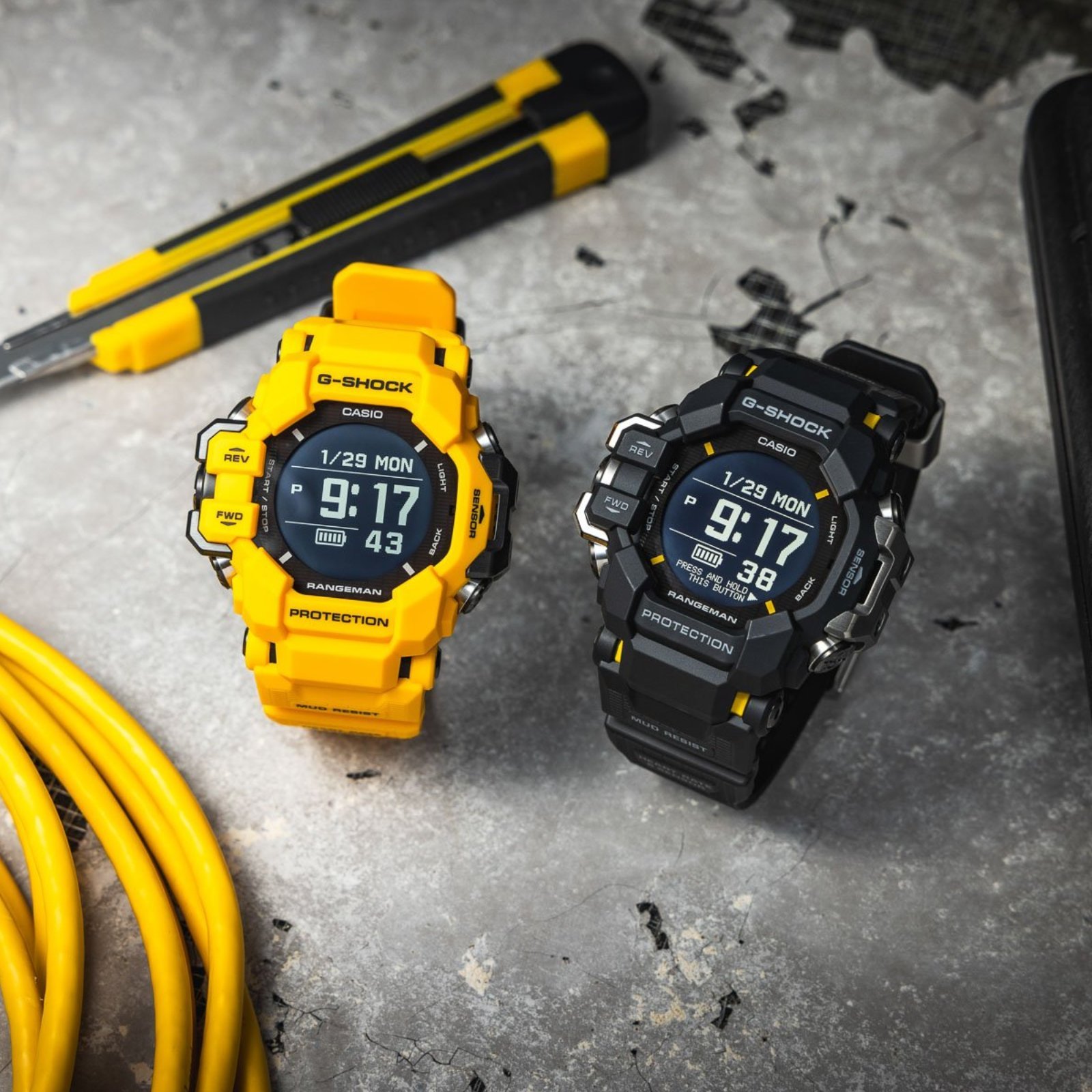 Relógio Casio G-SHOCK Rangeman GPR-H1000-9DR Amarelo 11