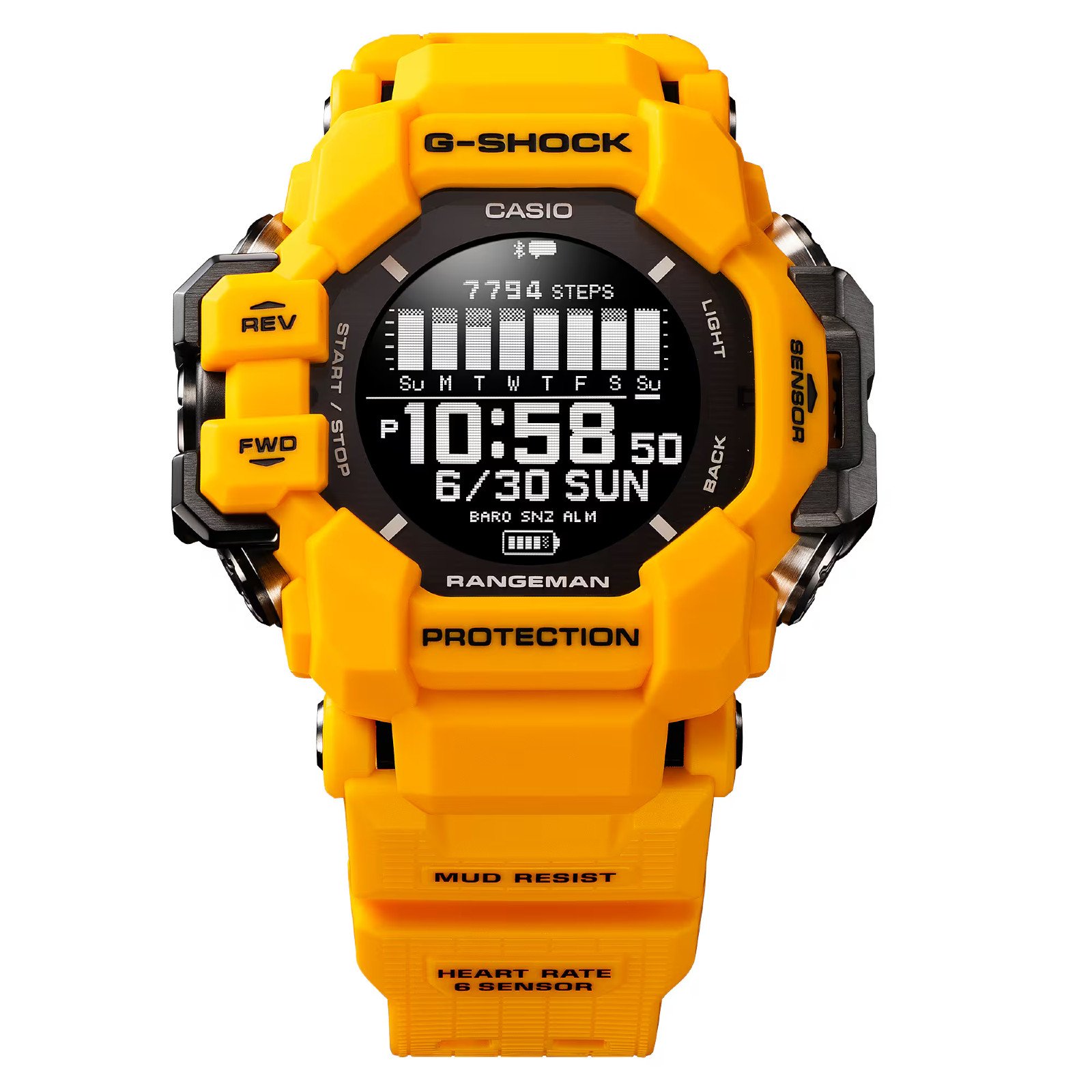 Relógio Casio G-SHOCK Rangeman GPR-H1000-9DR Amarelo 3