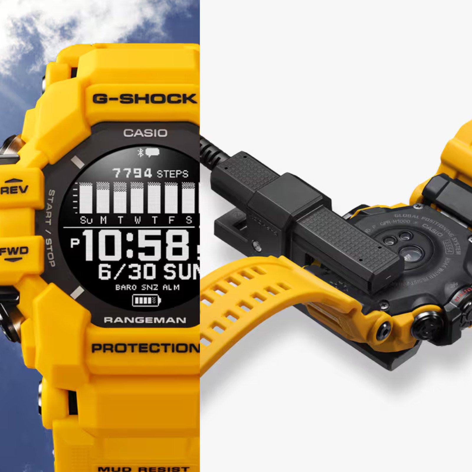 Relógio Casio G-SHOCK Rangeman GPR-H1000-9DR Amarelo 8