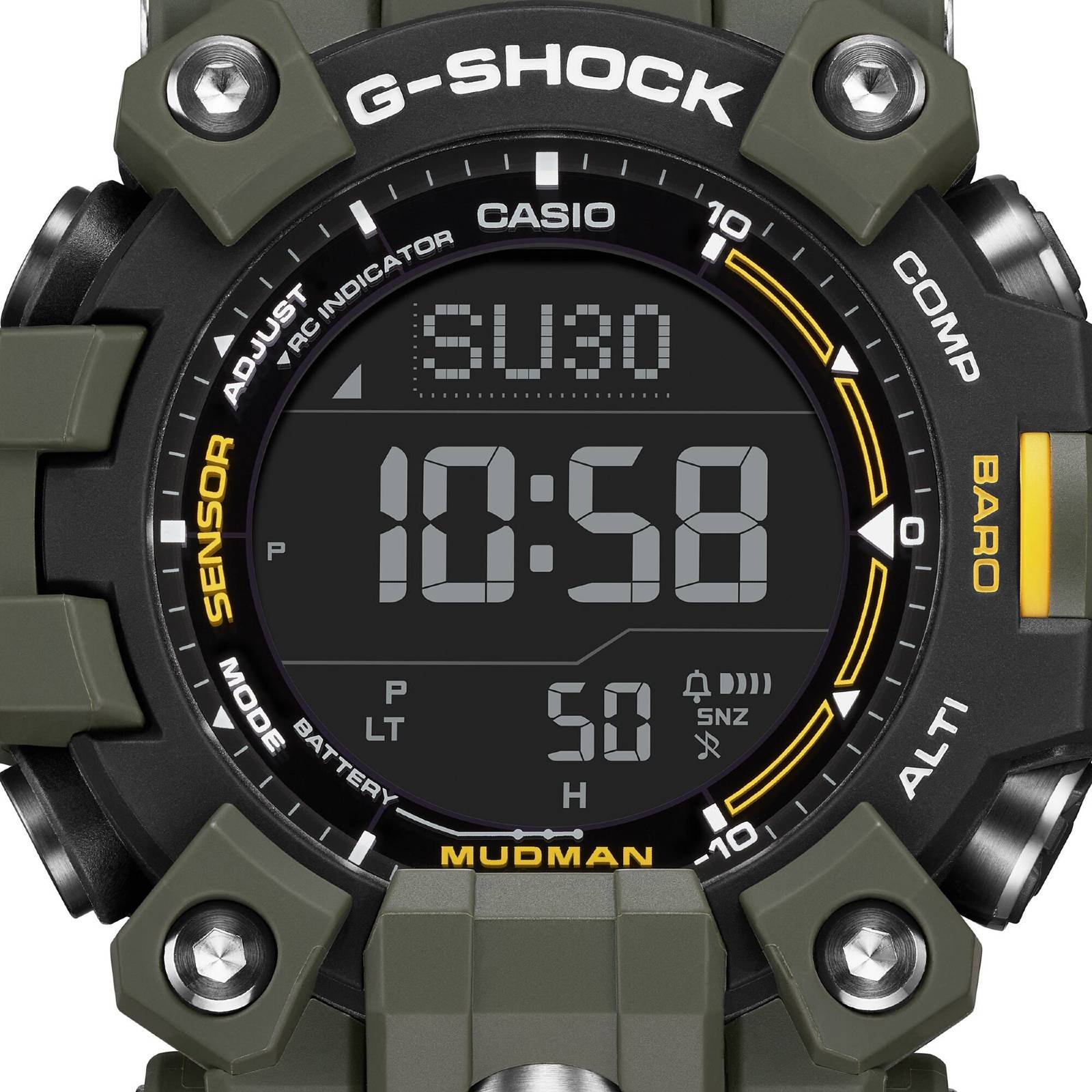 Relógio G-SHOCK Master Of G Mudman GW-9500-3DR Verde 12