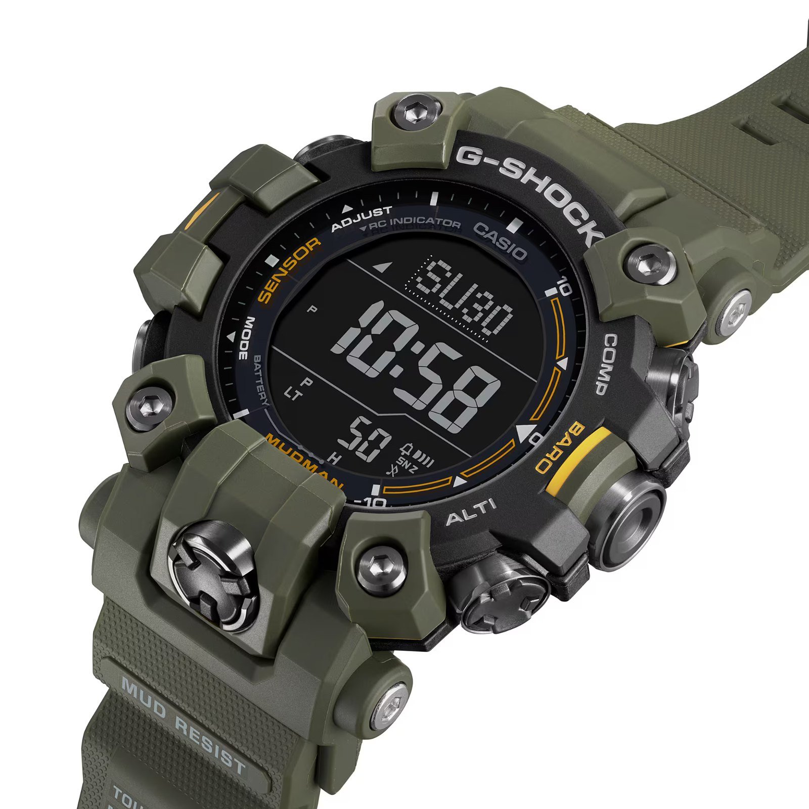Relógio G-SHOCK Master Of G Mudman GW-9500-3DR Verde 3