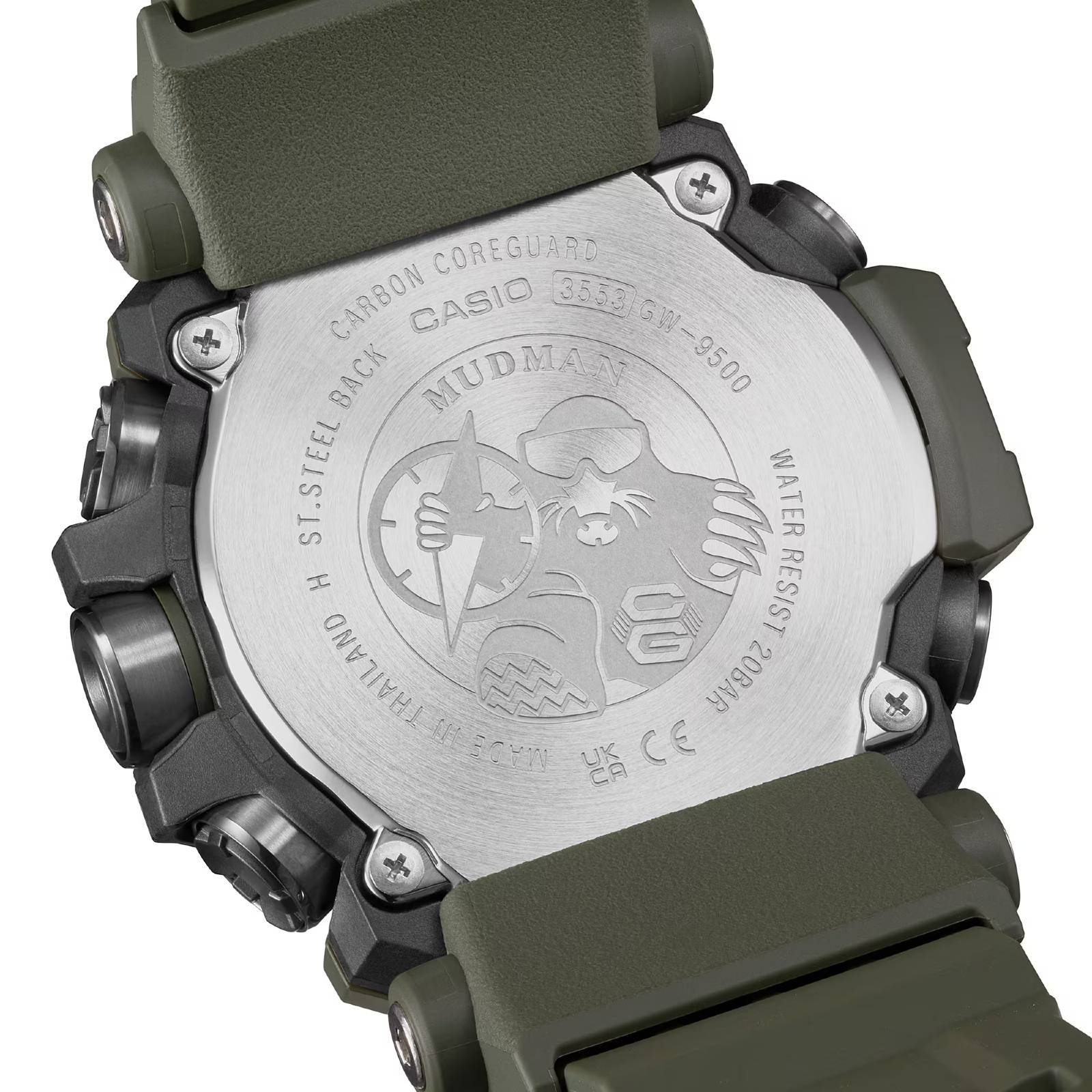 Relógio G-SHOCK Master Of G Mudman GW-9500-3DR Verde 4