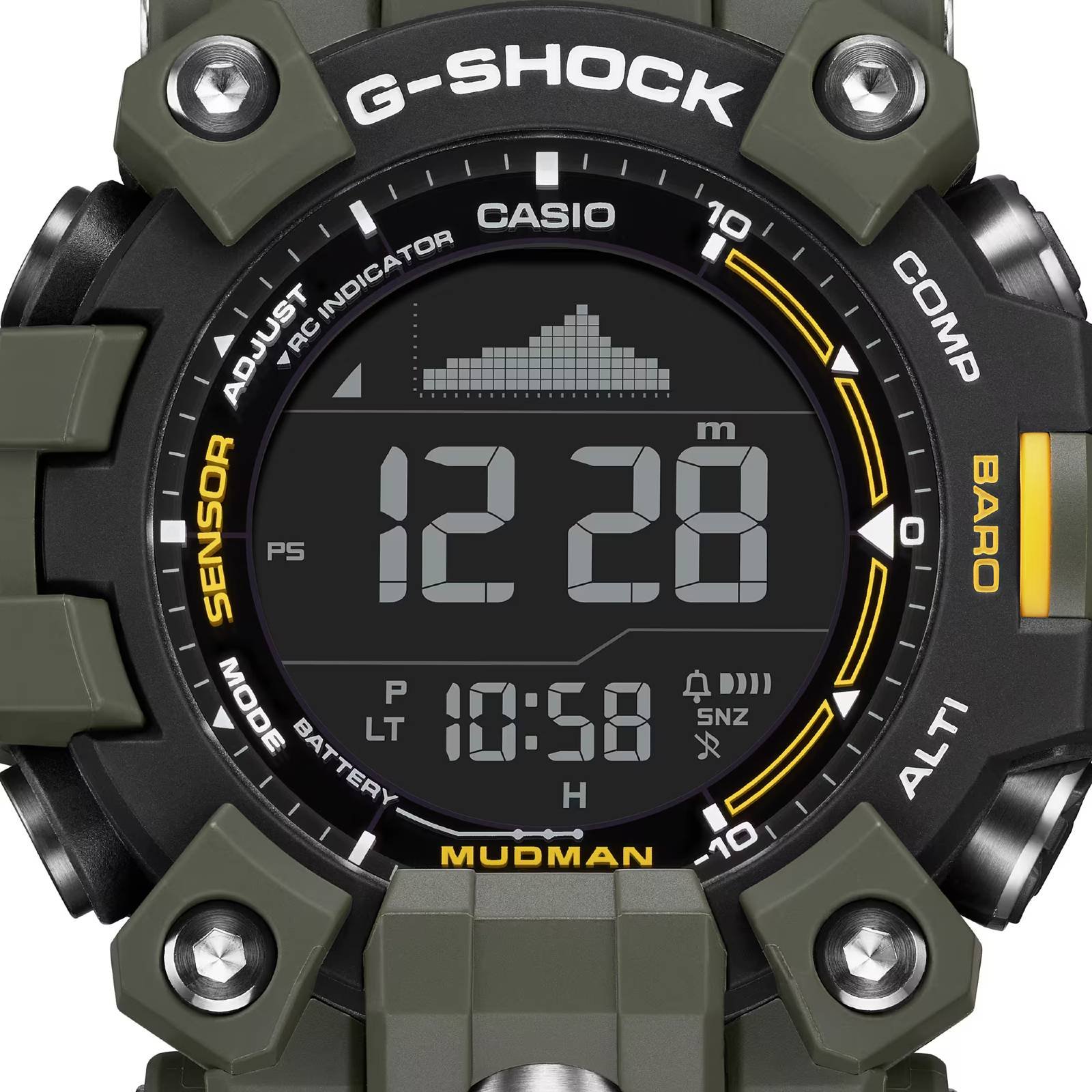 Relógio G-SHOCK Master Of G Mudman GW-9500-3DR Verde 8