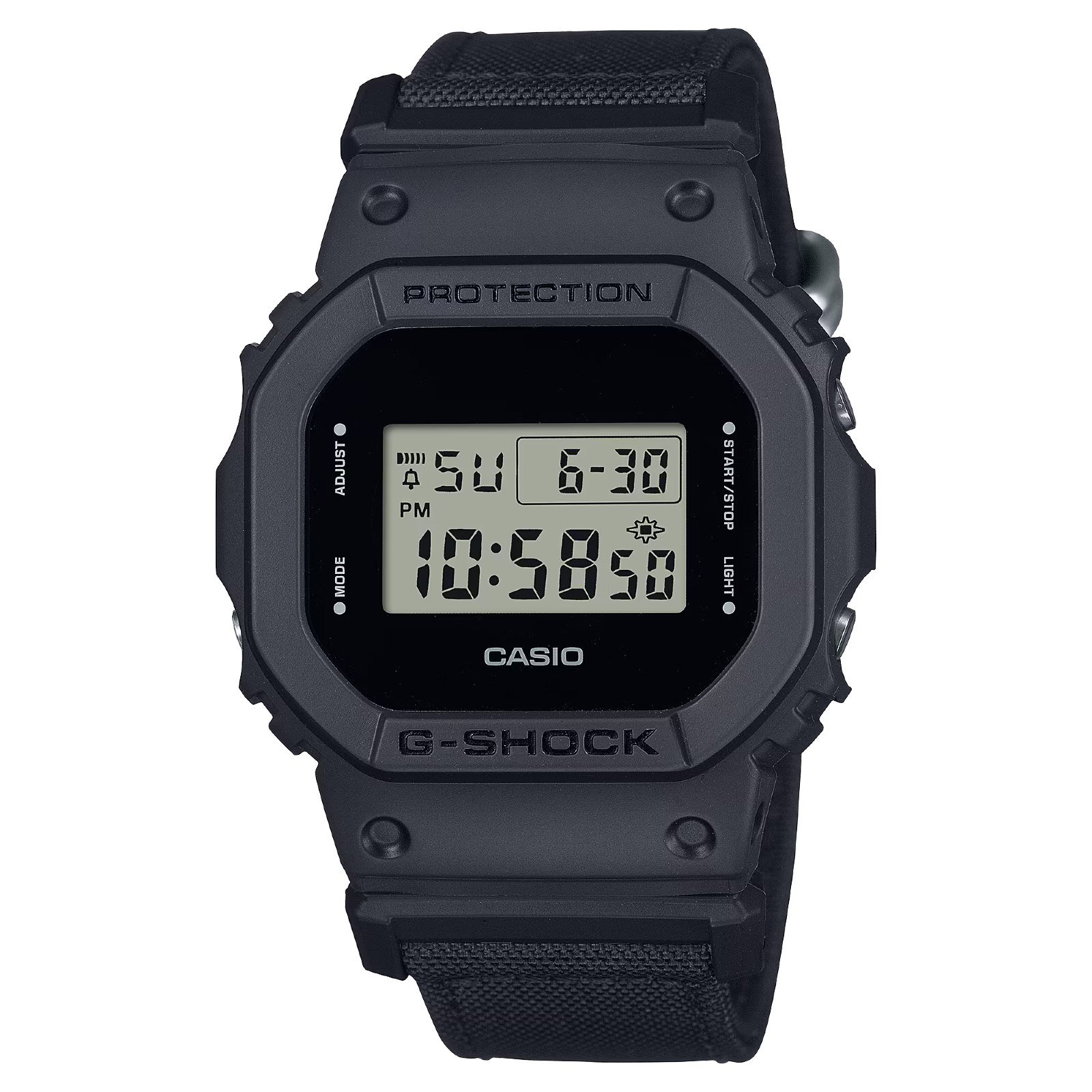Relógio Casio G-Shock DW-5600BCE-1DR Pulseira em Cordura Preto 1