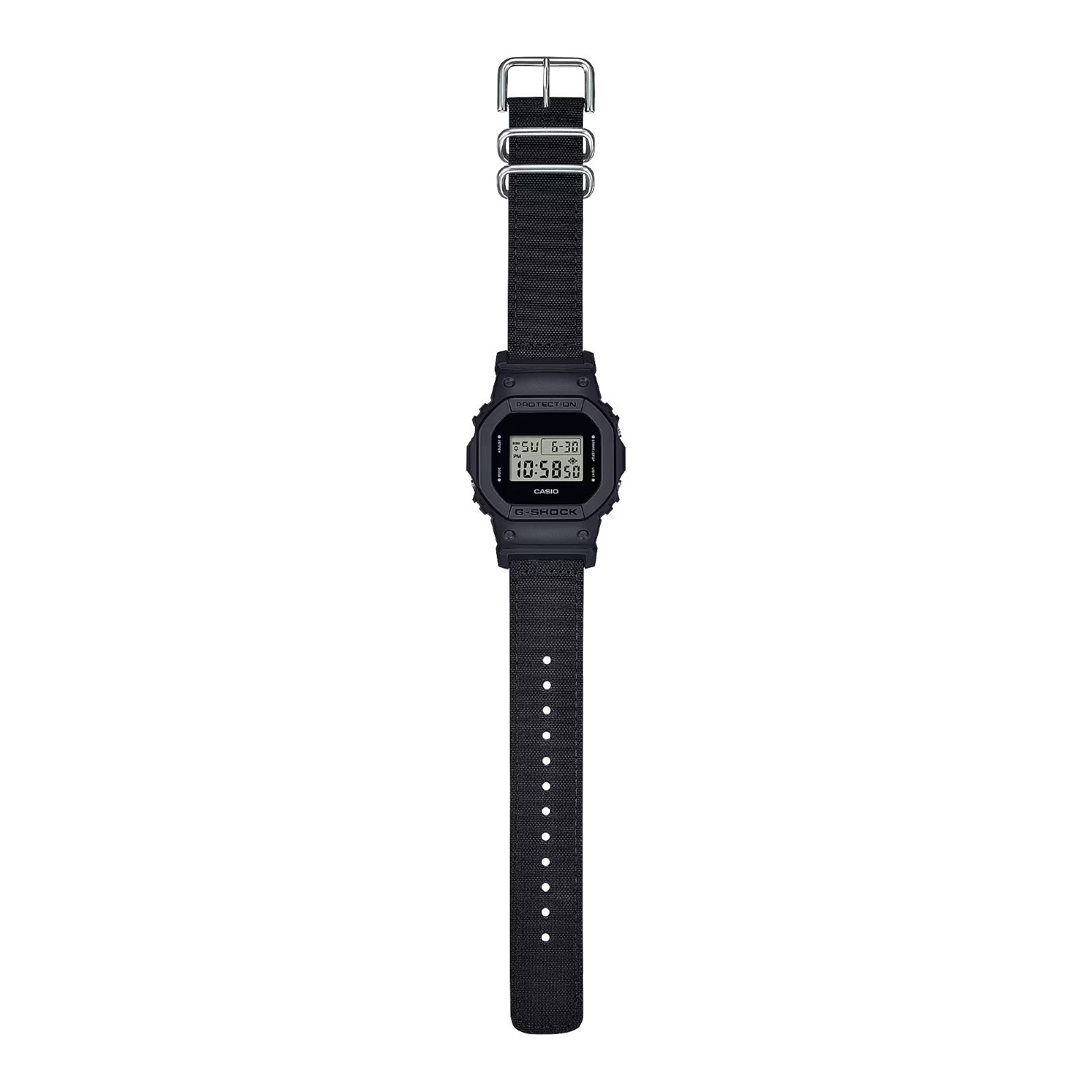 Relógio Casio G-Shock DW-5600BCE-1DR Pulseira em Cordura Preto 3