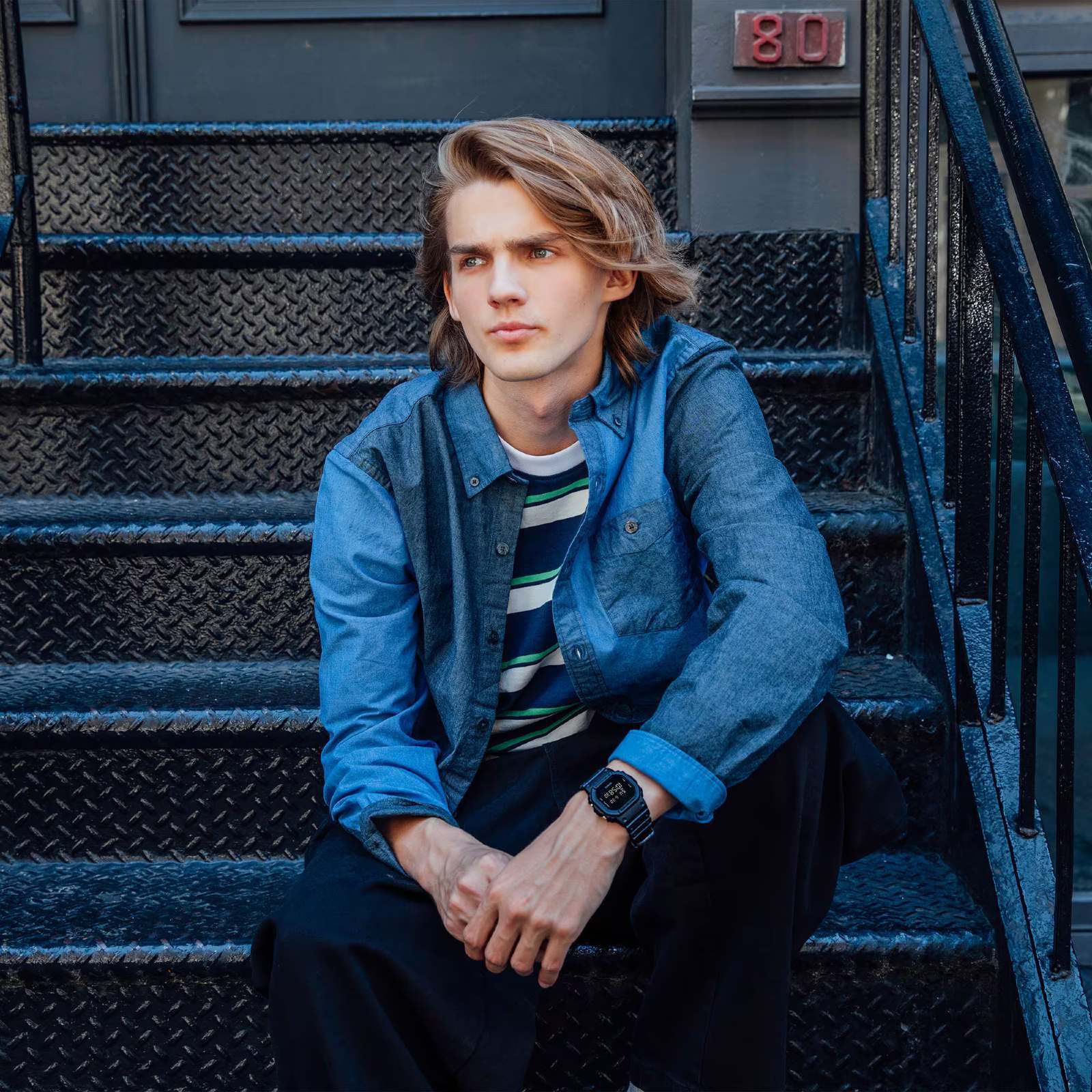 Relógio Casio G-Shock DW-5600UBB-1DR Preto Preto 7