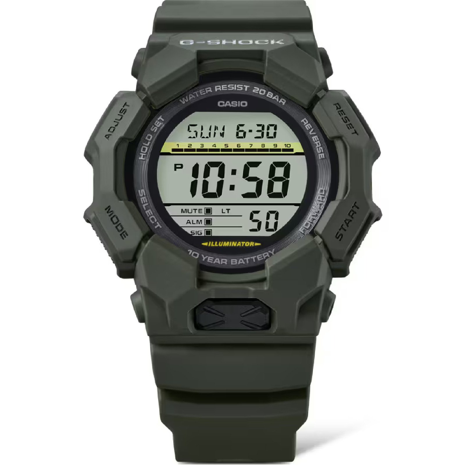 Relógio Casio G-Shock GD-010-3DR Verde 2