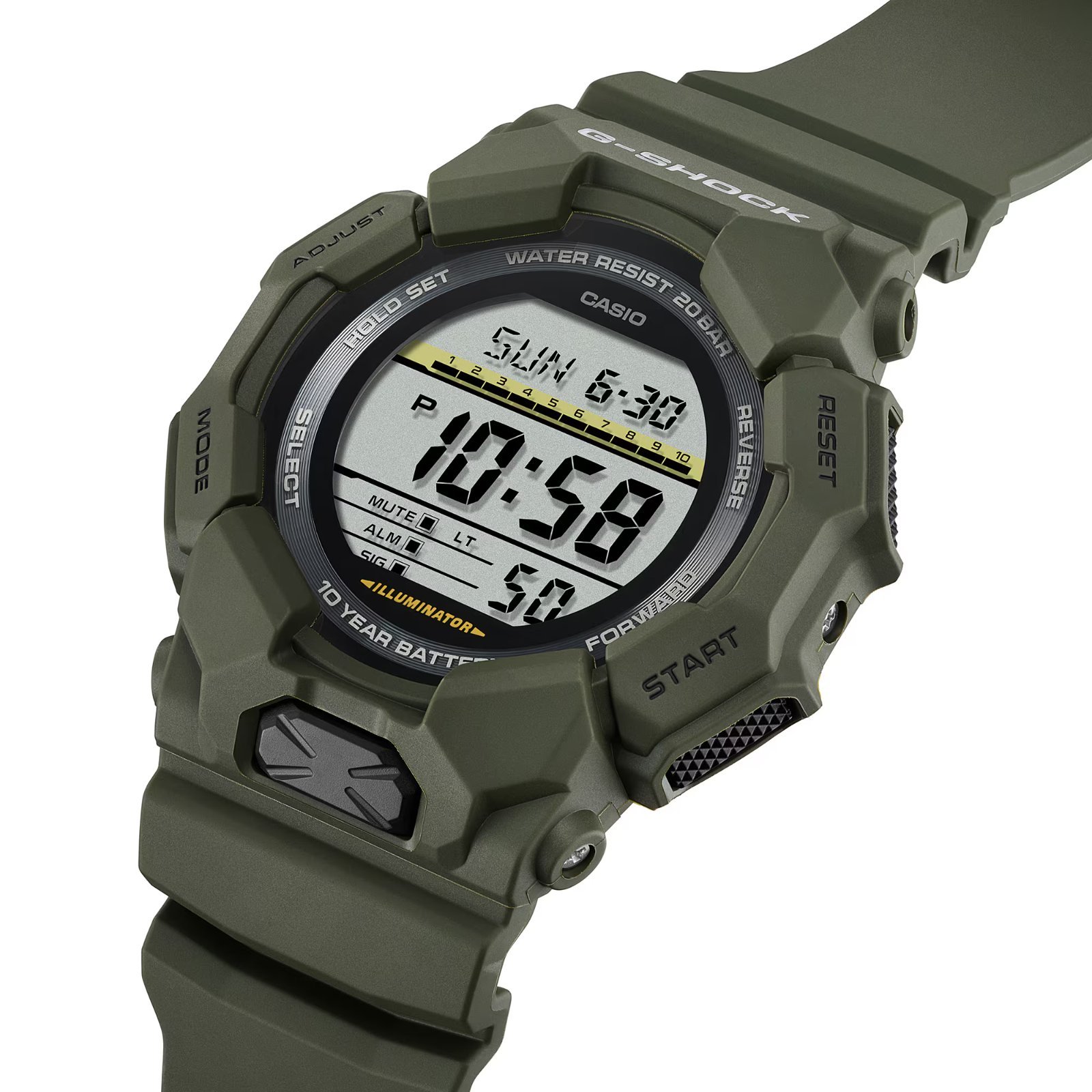 Relógio Casio G-Shock GD-010-3DR Verde 3