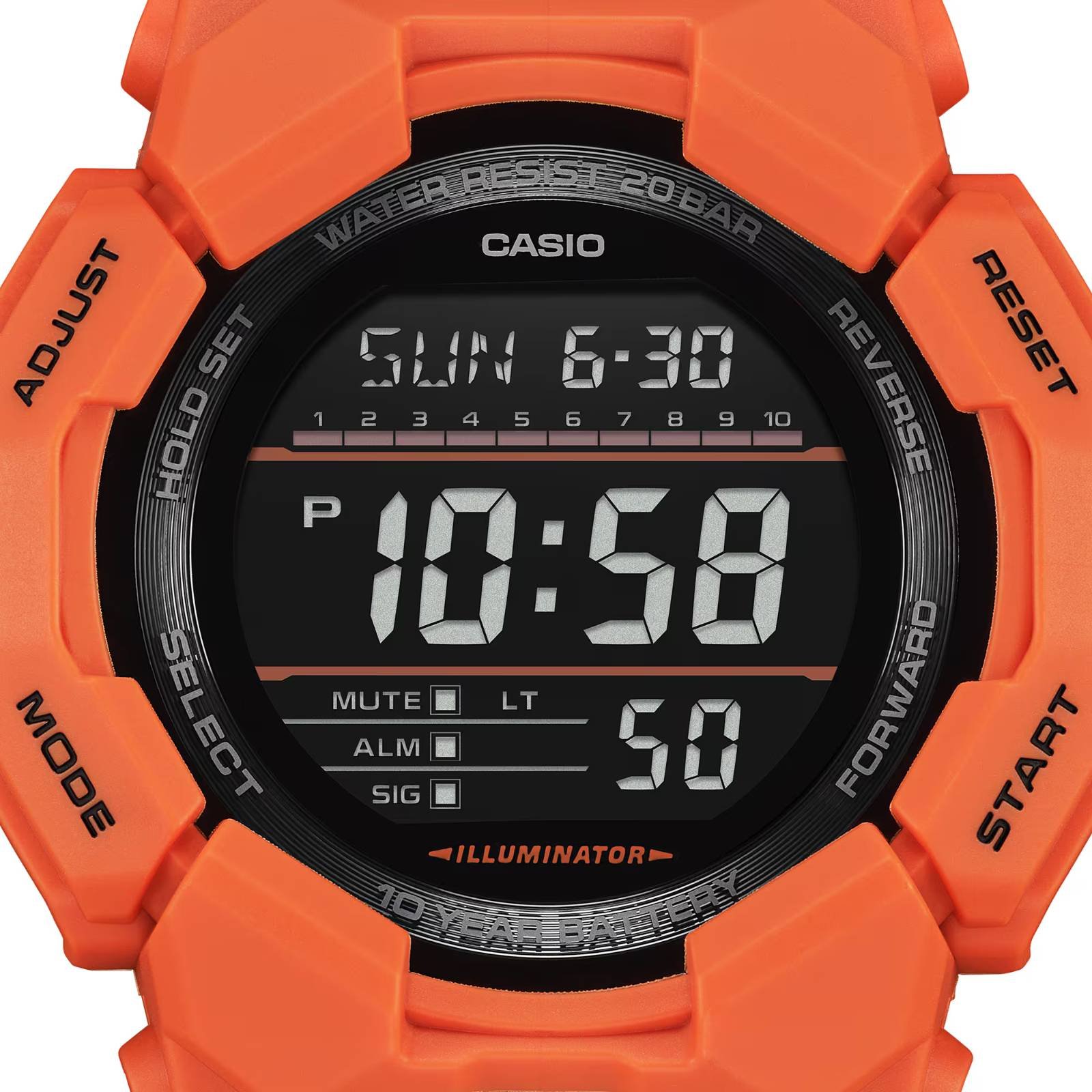 Relógio Casio G-Shock GD-010-4DR Vermelho 4