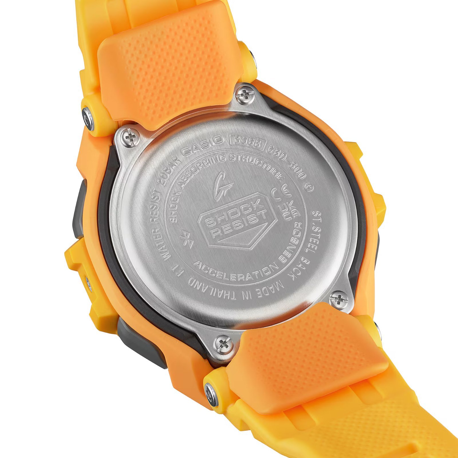 Relógio Casio G-SHOCK G-Squad Sports GBD-300-9DR Amarelo 7