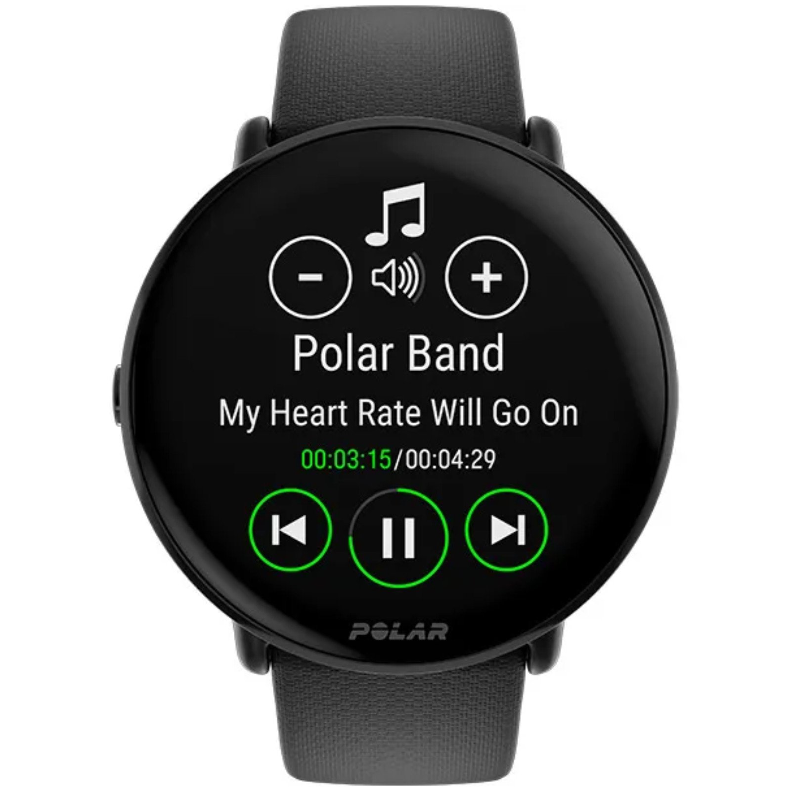 Relógio GPS Monitor Cardíaco Polar Ignite 3 Preto Preto 5