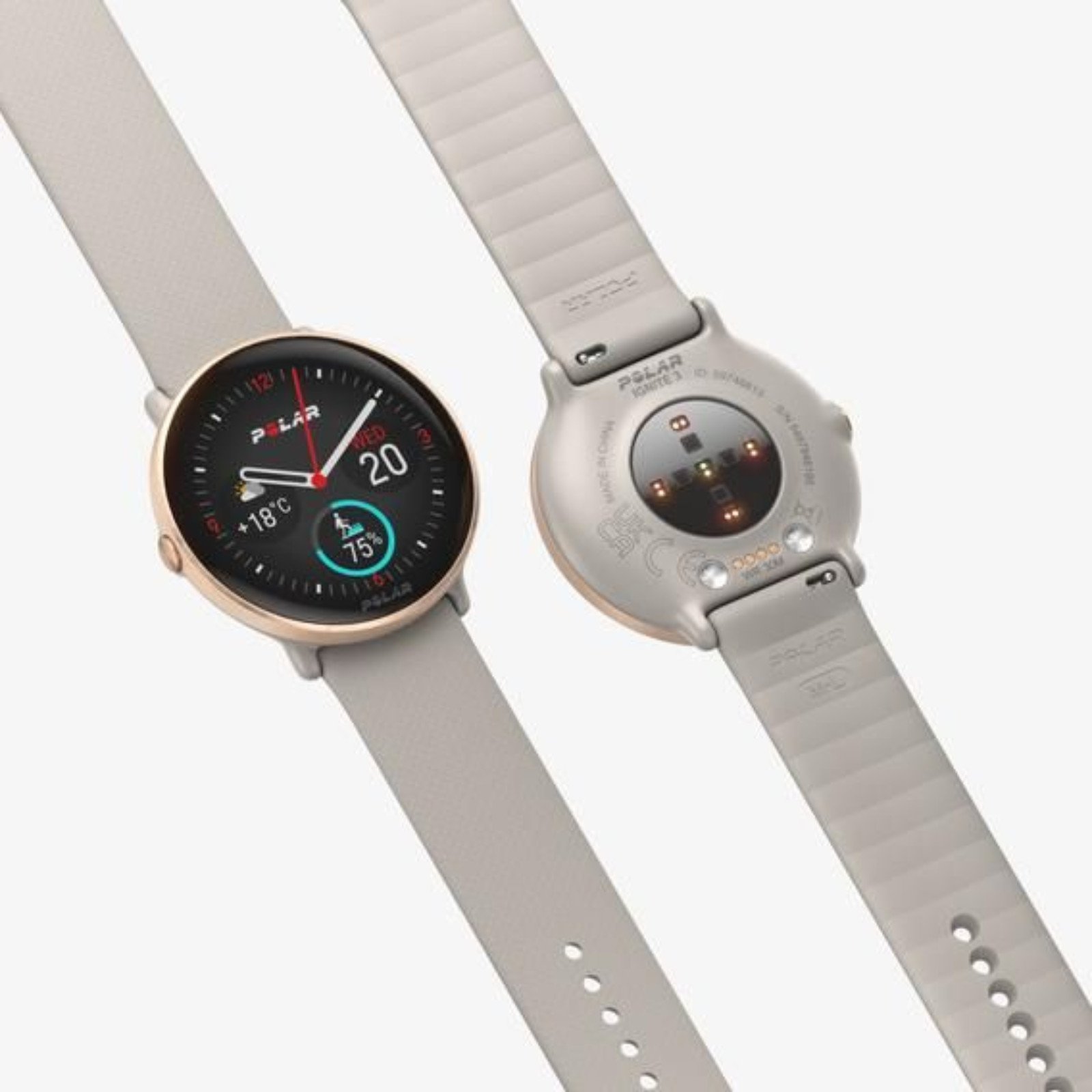 Relógio GPS Monitor Cardíaco Polar Ignite 3 Gold Dourado 3