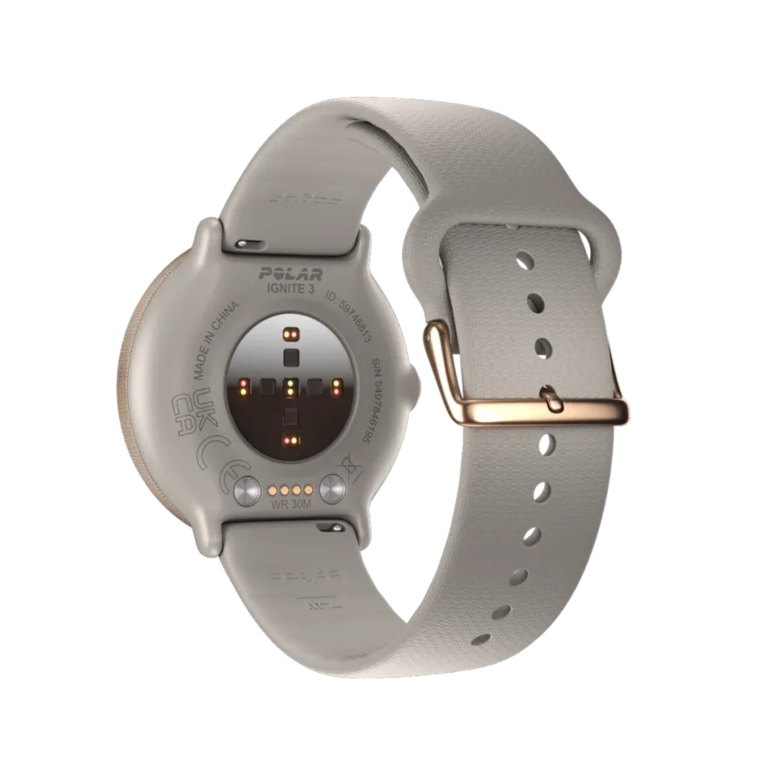 Relógio GPS Monitor Cardíaco Polar Ignite 3 Gold Dourado 6