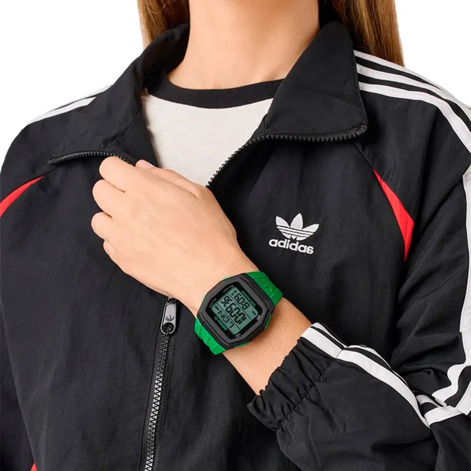 Relógio Adidas Tech One GMT AOST24566 Preto e Verde Verde 6