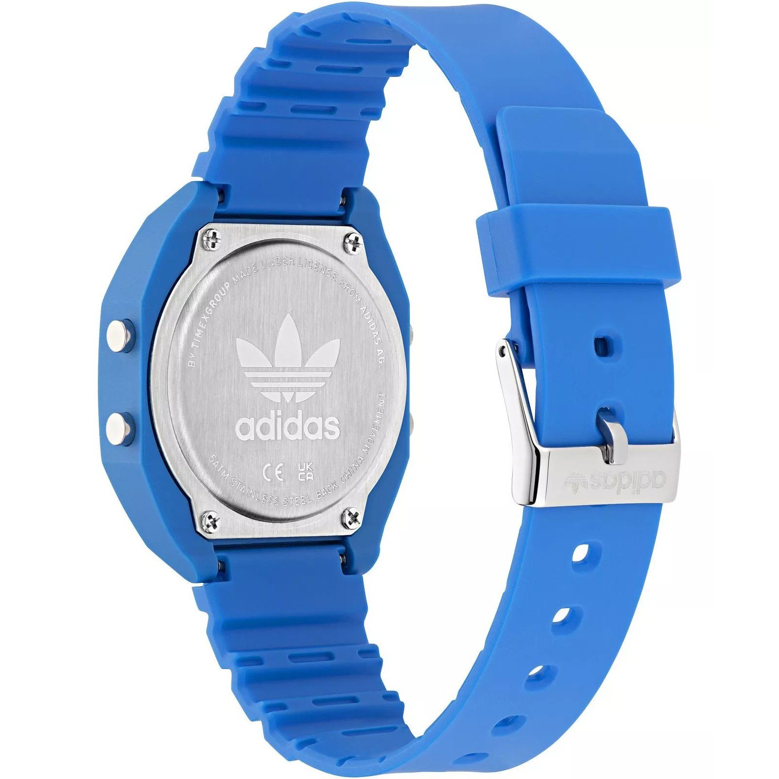 Relógio Adidas Street Digital Two AOST23559 Azul Azul 5