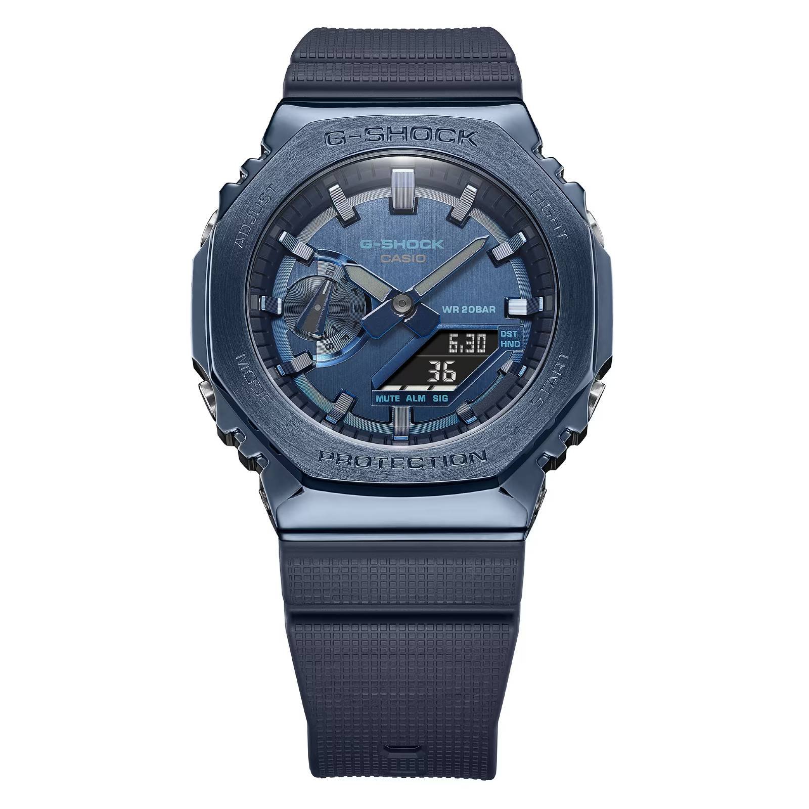 Relógio Casio G-SHOCK GM-2100N-2ADR Metal Covered Azul 2