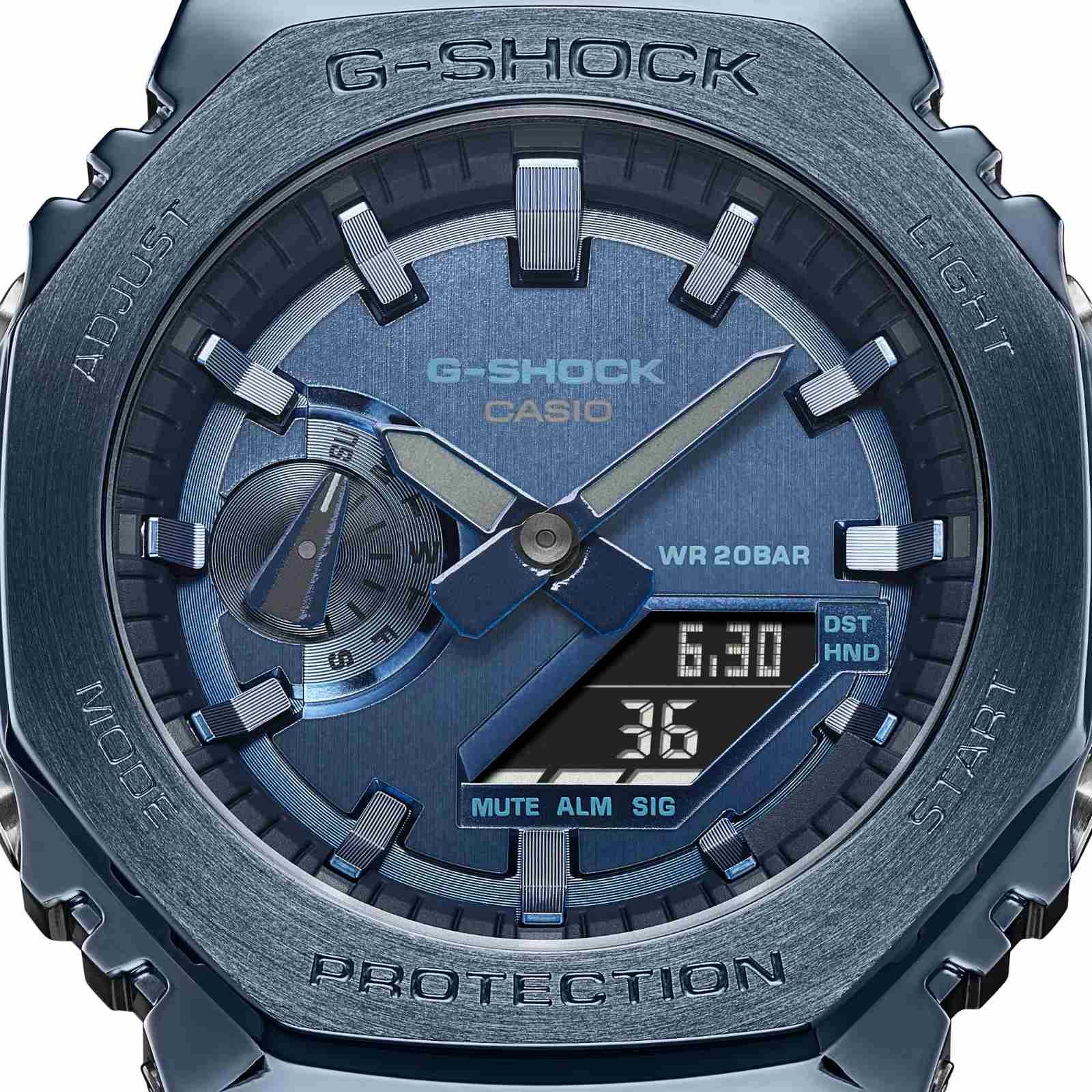Relógio Casio G-SHOCK GM-2100N-2ADR Metal Covered Azul 3