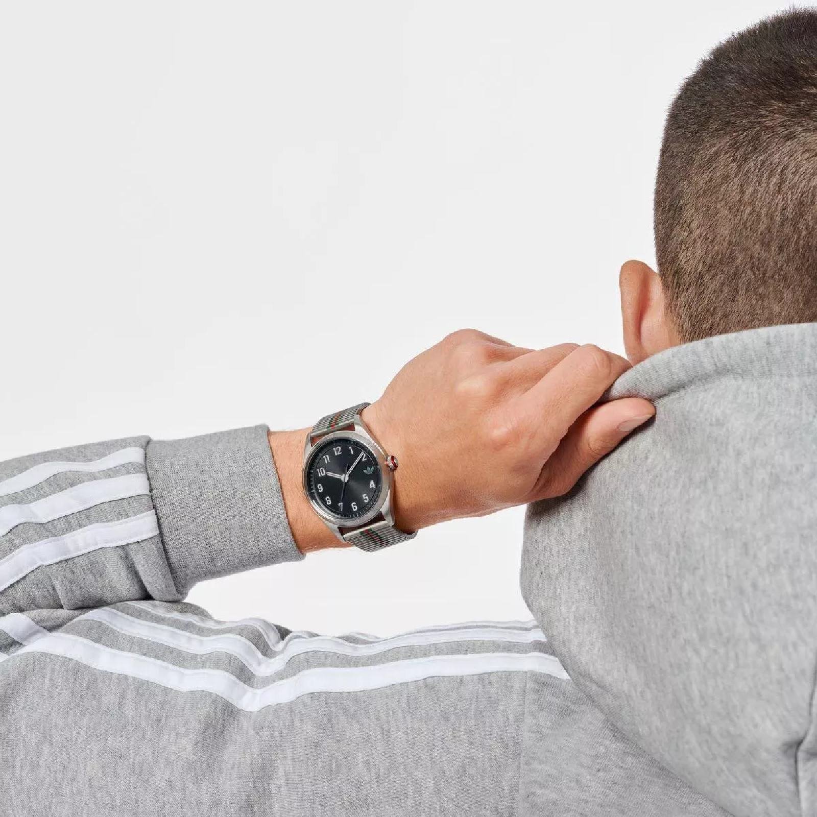 Relógio Adidas AOSY23532 Prata Unissex Prata 6