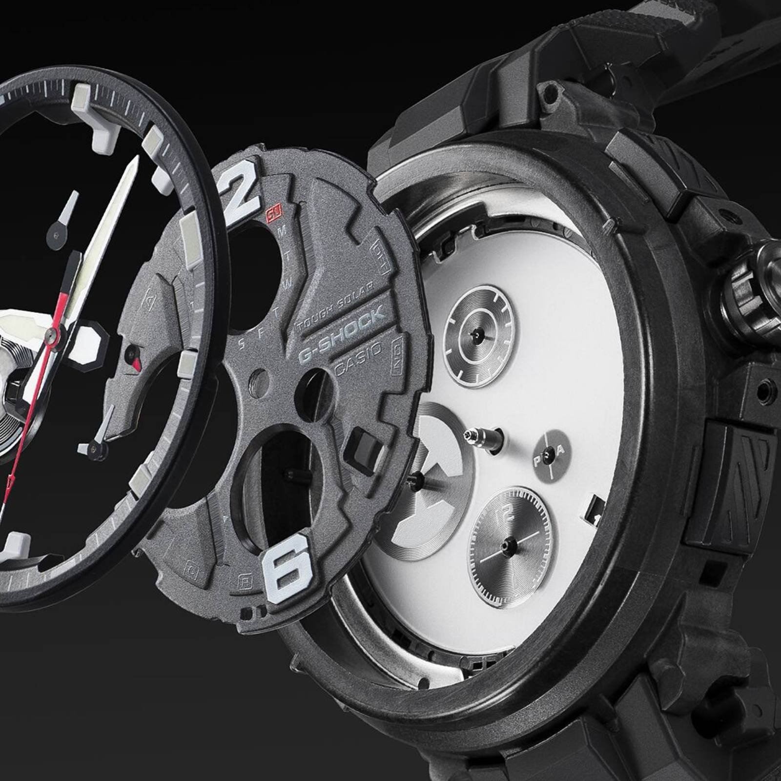 Relógio Casio G-SHOCK GravityMaster GR-B300-1ADR Preto 5