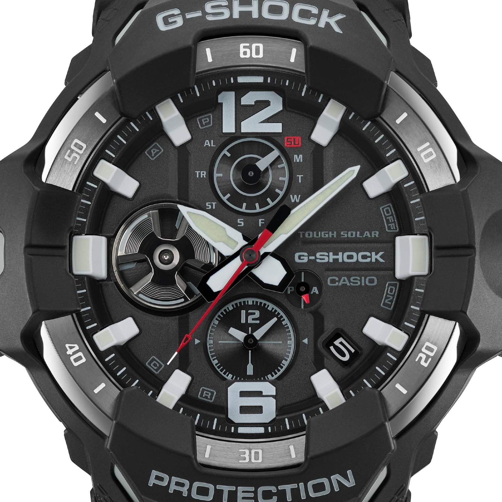 Relógio Casio G-SHOCK GravityMaster GR-B300-1ADR Preto 6