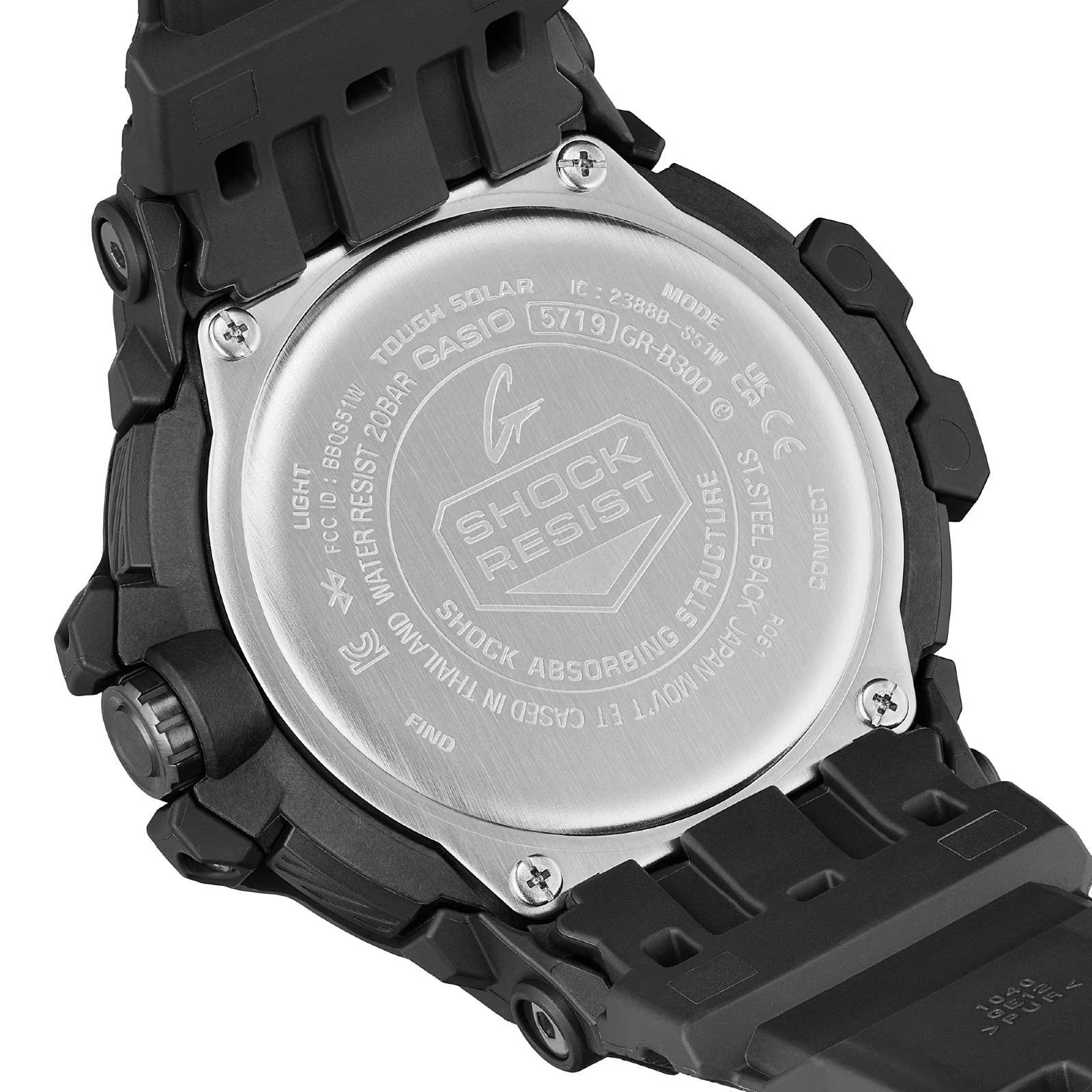Relógio Casio G-SHOCK GravityMaster GR-B300-1ADR Preto 7