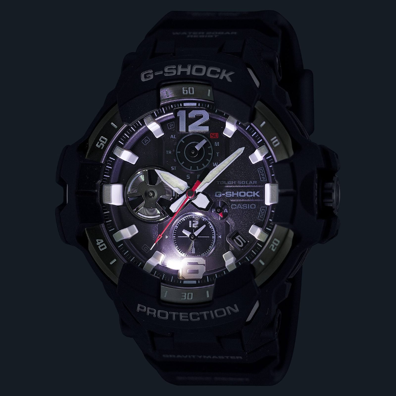 Relógio Casio G-SHOCK GravityMaster GR-B300-1ADR Preto 8