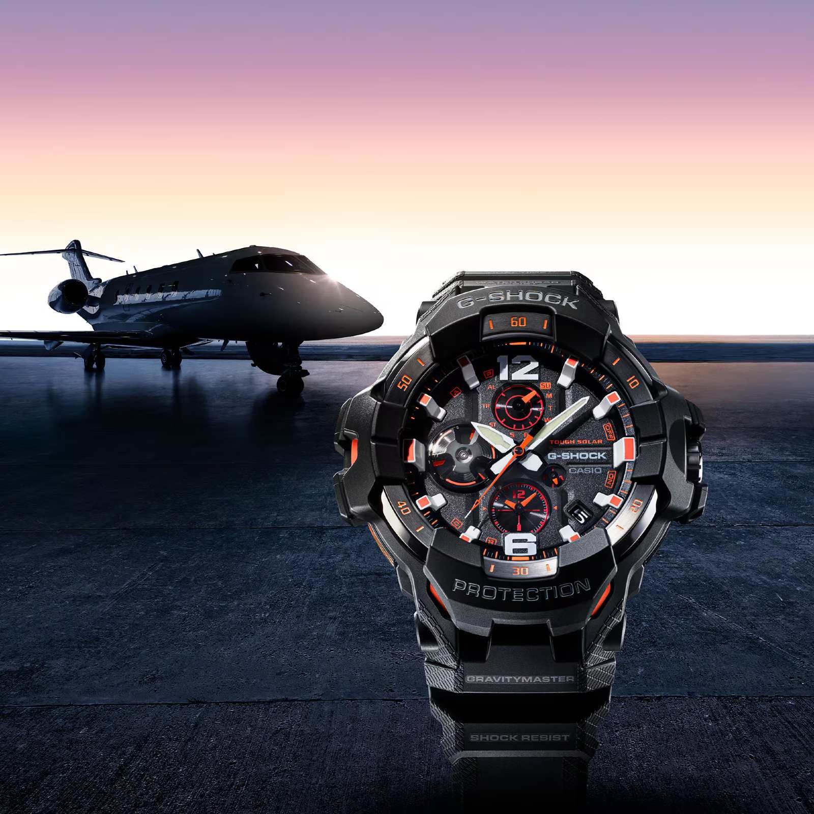 Relógio Casio G-SHOCK GravityMaster GR-B300-1A4DR Preto 2
