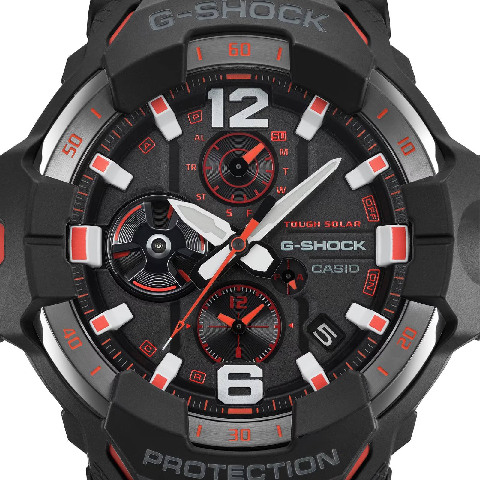 Relógio Casio G-SHOCK GravityMaster GR-B300-1A4DR Preto 5