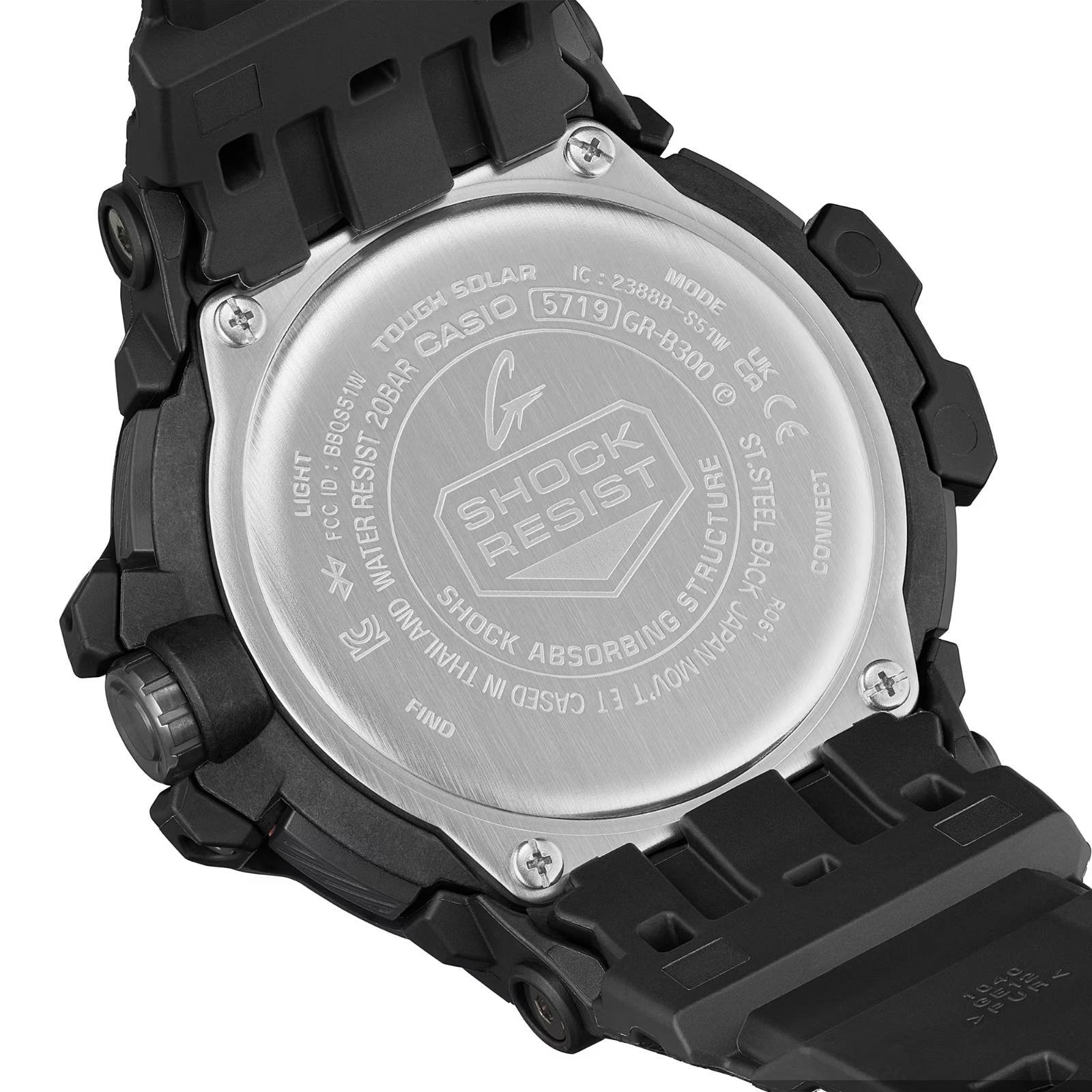 Relógio Casio G-SHOCK GravityMaster GR-B300-1A4DR Preto 6