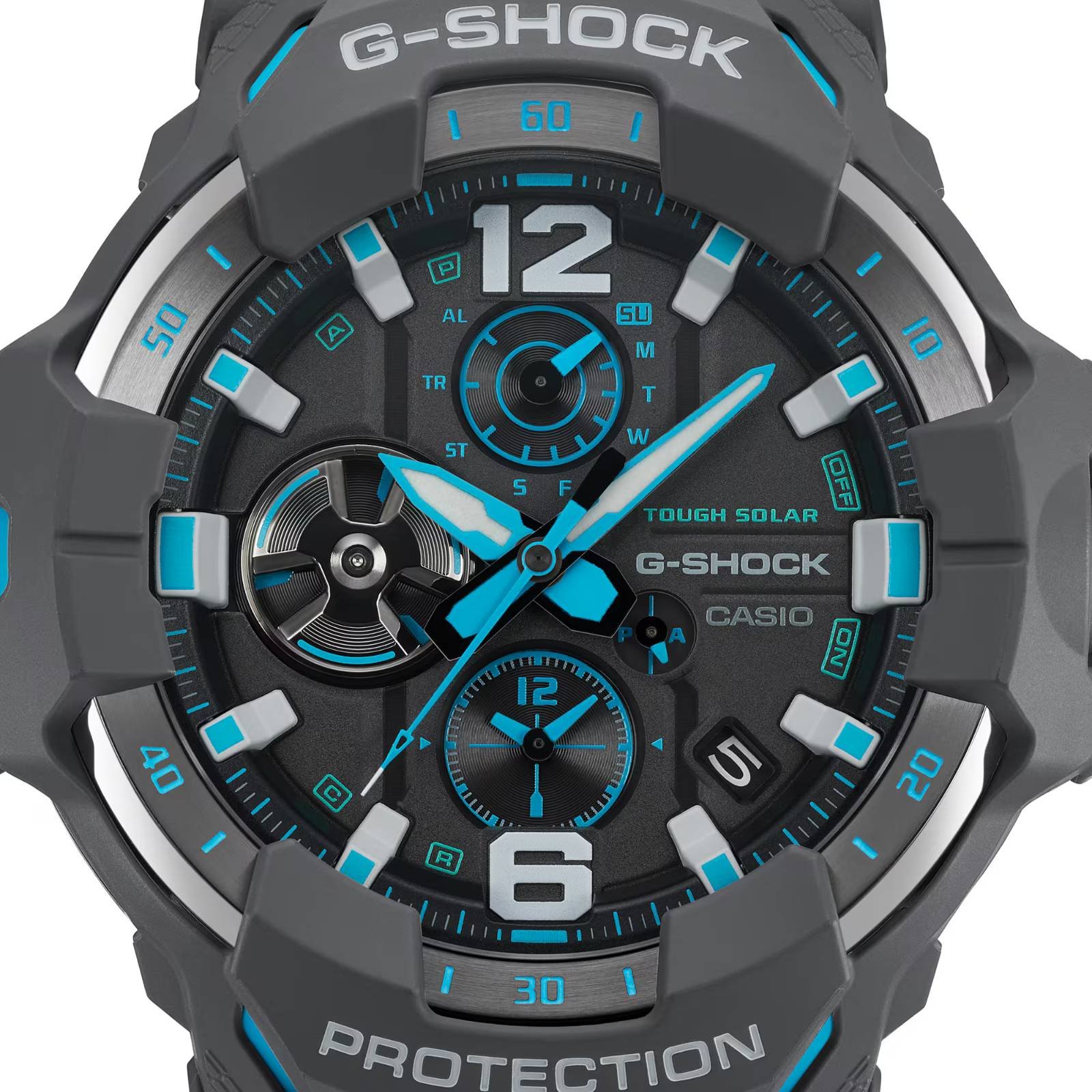 Relógio Casio G-SHOCK GravityMaster GR-B300-8A2DR Cinza 4