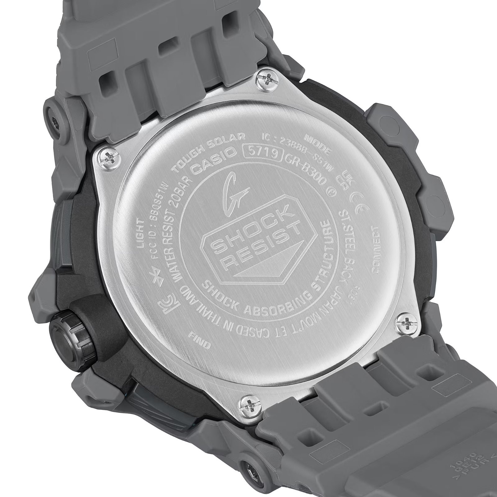 Relógio Casio G-SHOCK GravityMaster GR-B300-8A2DR Cinza 5
