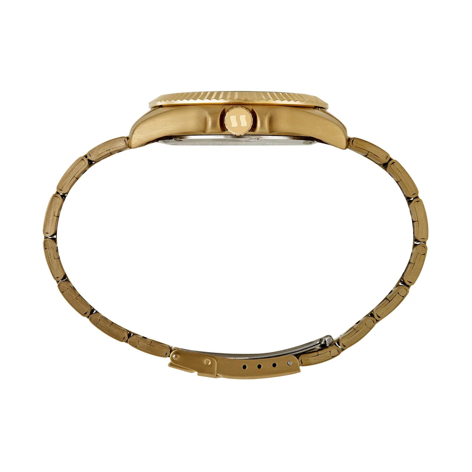 Relógio Seculus Long Life 44264GPSVDA2 Catraca Facetada Dourado Dourado 5
