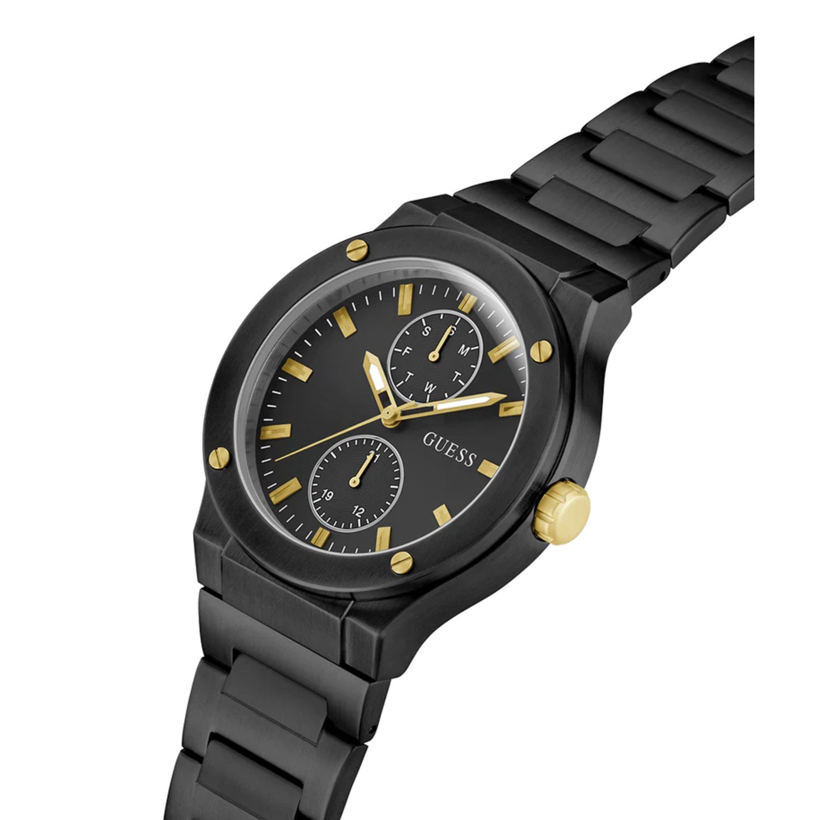 Relógio Guess Masculino Jet GW0795G3 Preto Preto 3