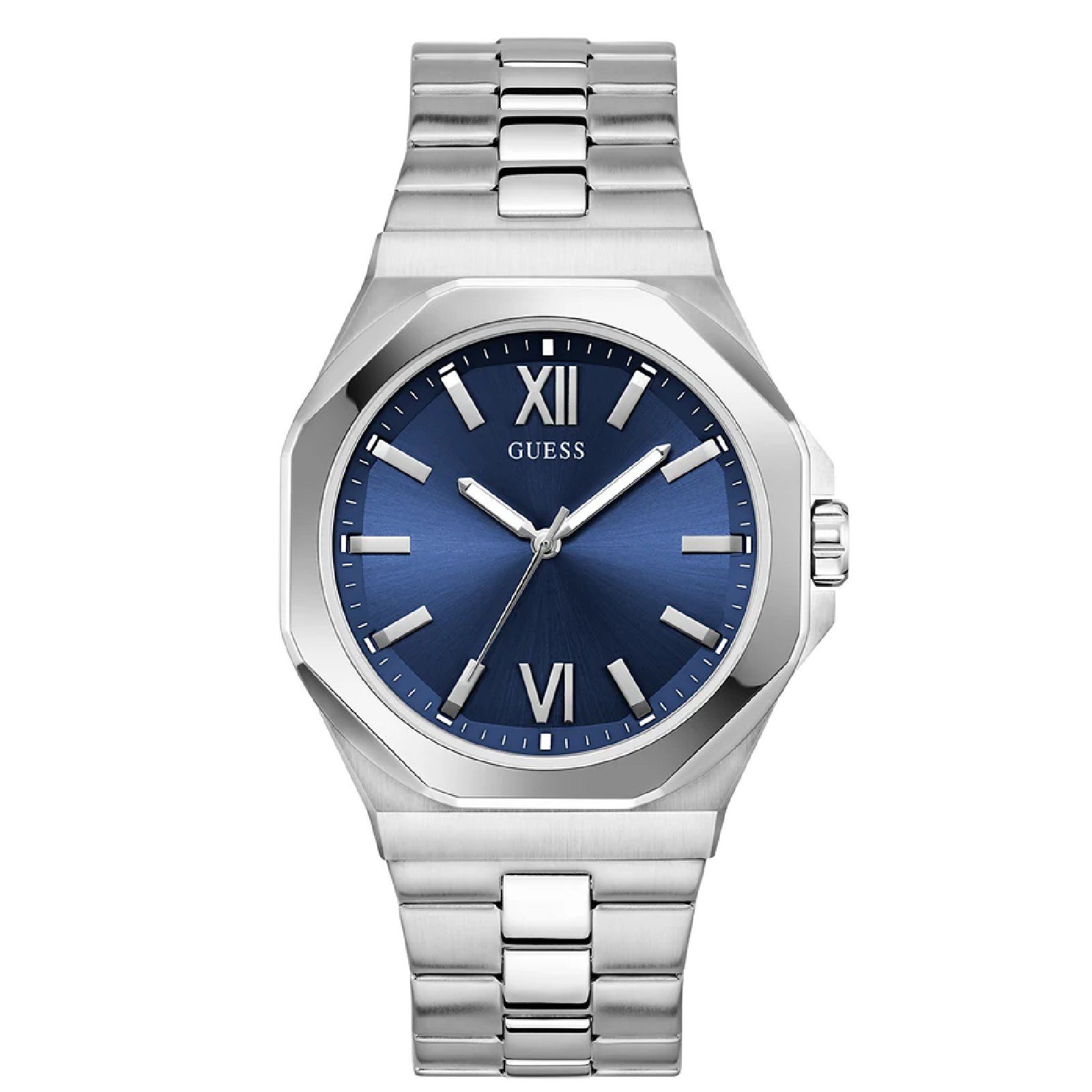 Relógio Guess Masculino Silver Tone GW0849G1 Prata Prata 1