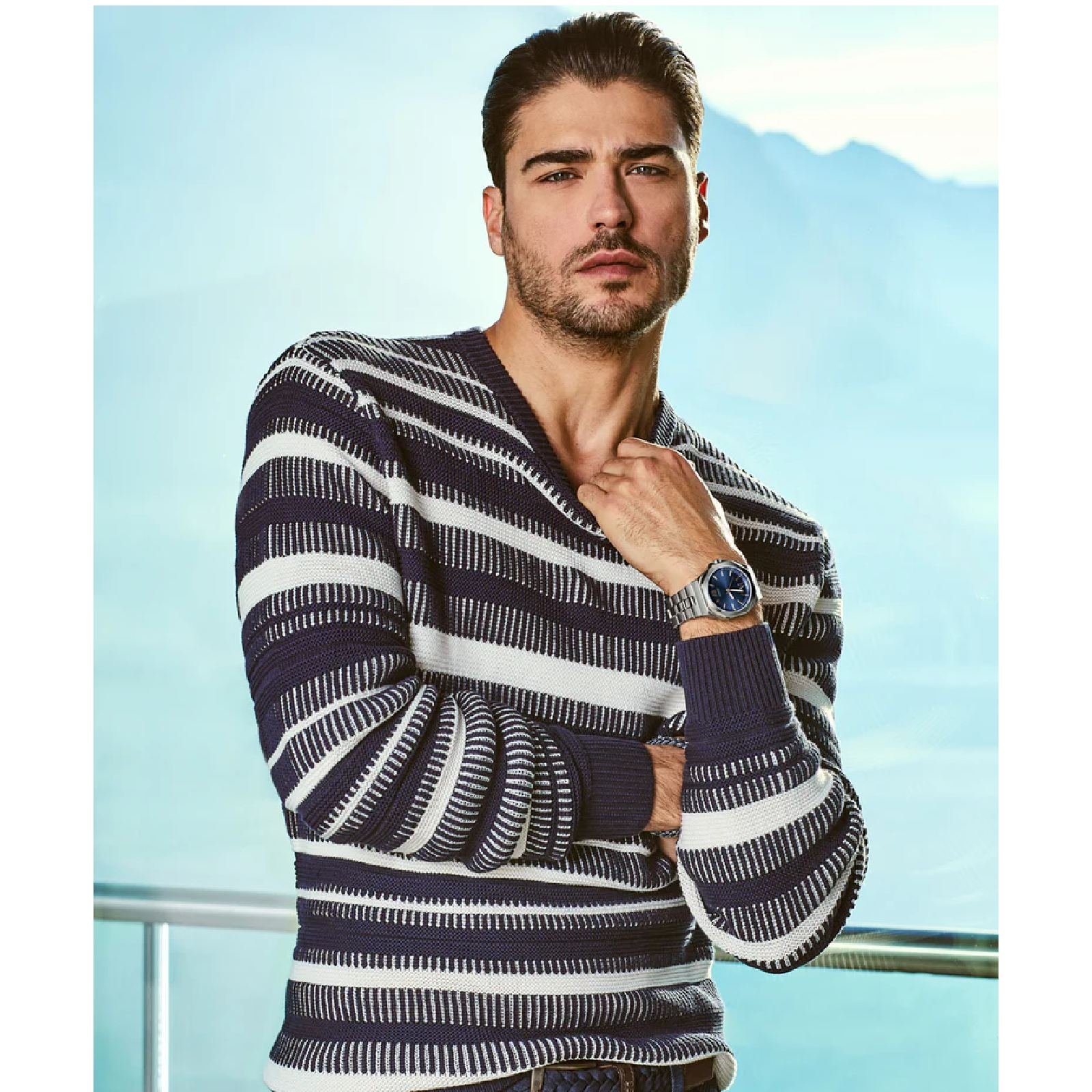 Relógio Guess Masculino Silver Tone GW0849G1 Prata Prata 5