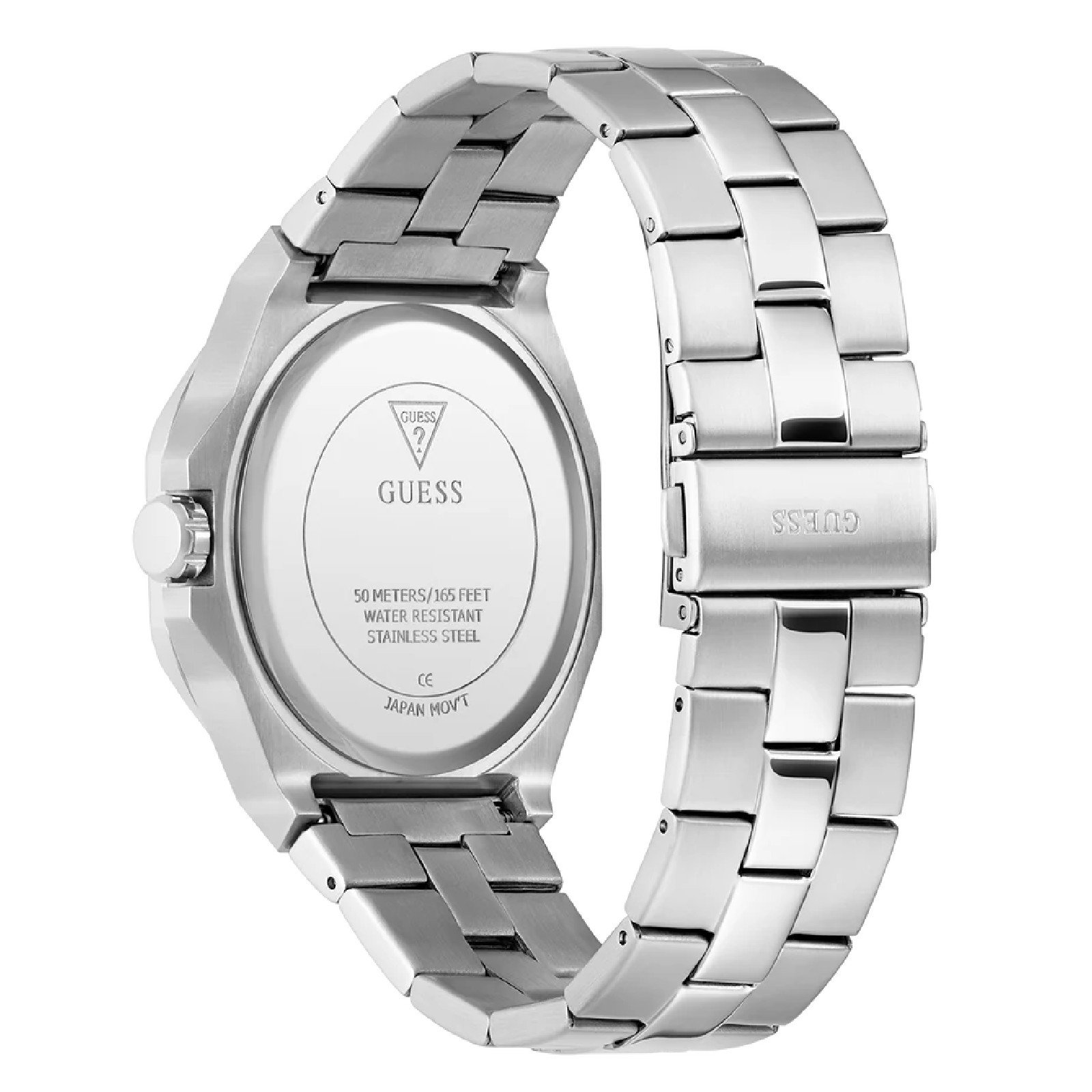 Relógio Guess Masculino Silver Tone GW0849G1 Prata Prata 7