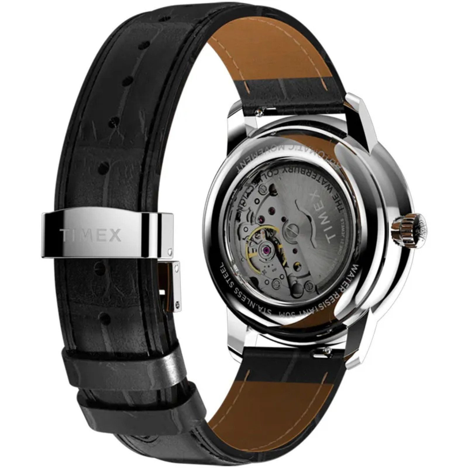 Relógio Timex Waterbury Metropolitan Automático TW2Y23000 Prata 3