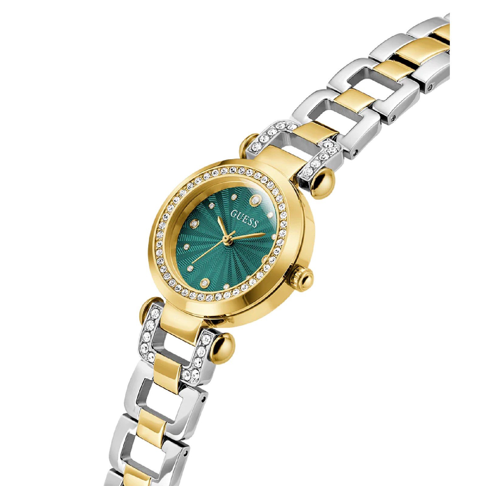 Relógio Guess Feminino Ginger GW0869L1 Dourado e Prata Dourado 4