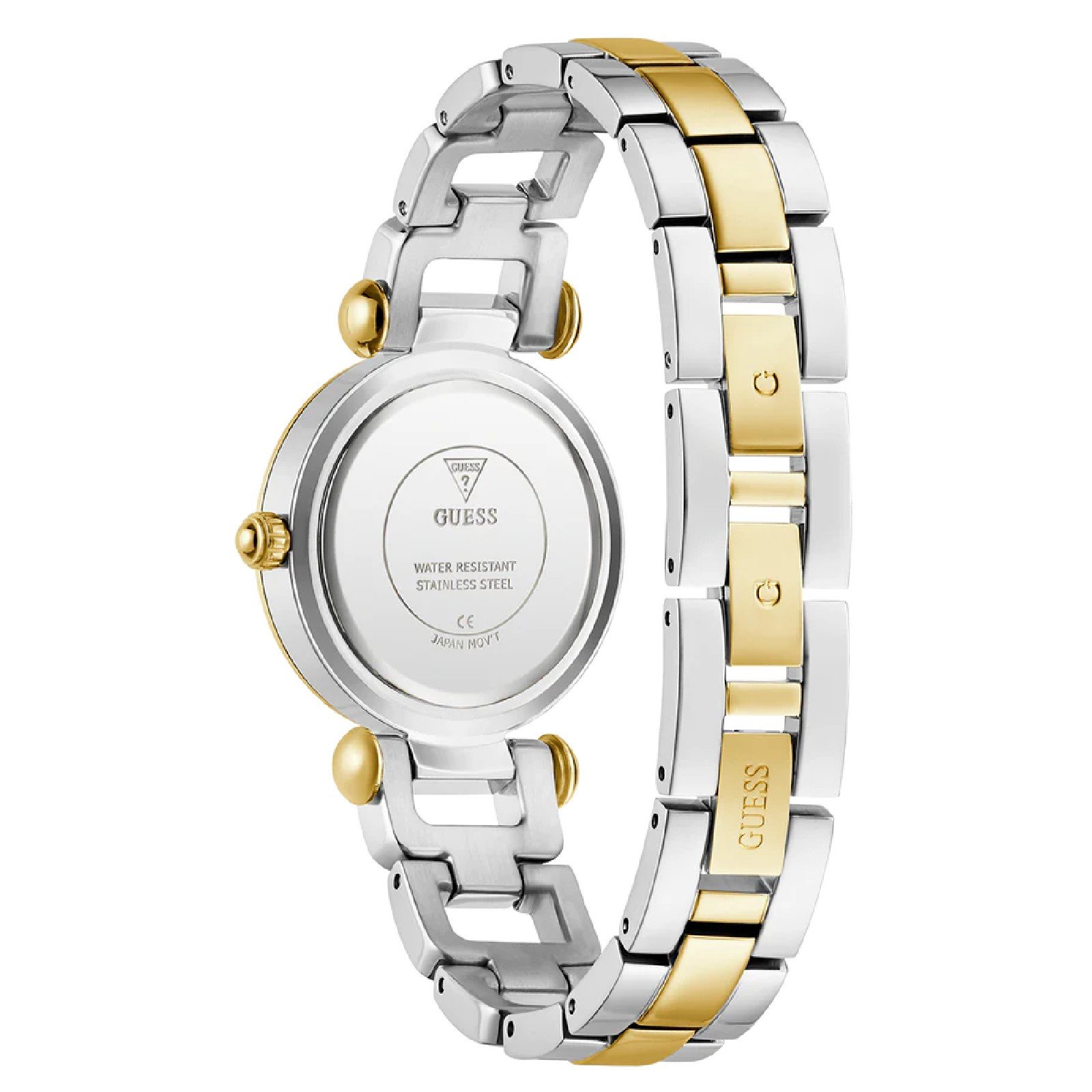 Relógio Guess Feminino Ginger GW0869L1 Dourado e Prata Dourado 6