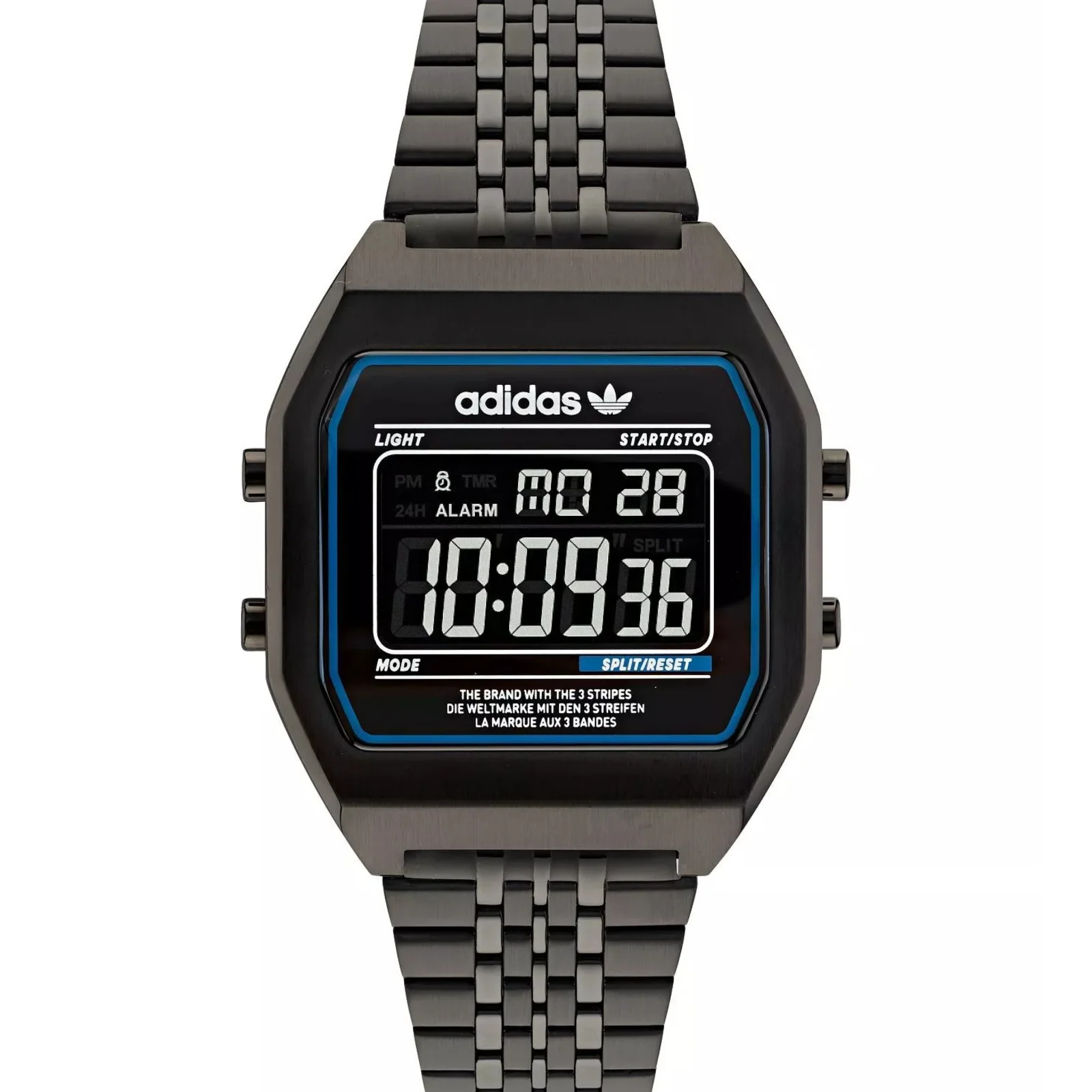 Relógio Adidas Street Digital Two AOST22073M Preto