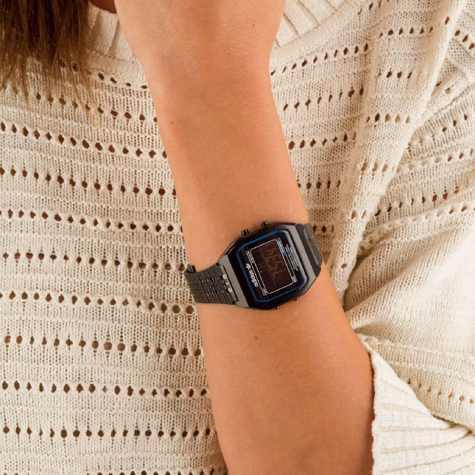 Relógio Adidas Street Digital Two AOST22073M Preto Preto 2