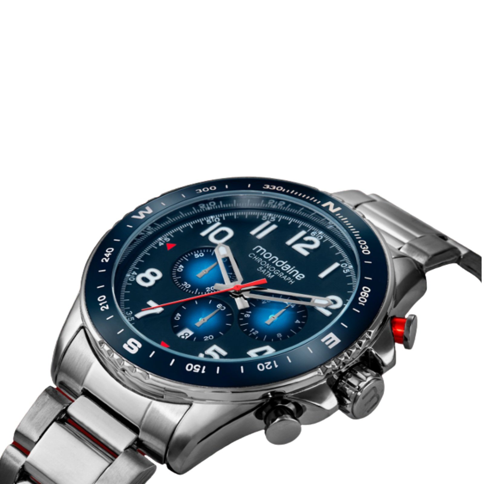 Relógio Mondaine Cronógrafo 32895G0MVNE2 Prata 2