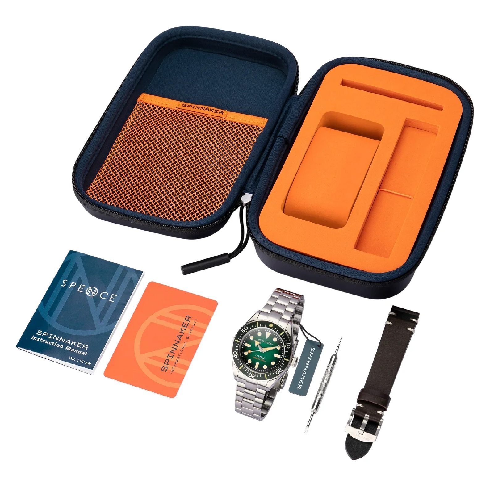 Relógio Spinnaker Spence 300 Automatic Sea Green SP-5097-44 Verde 11