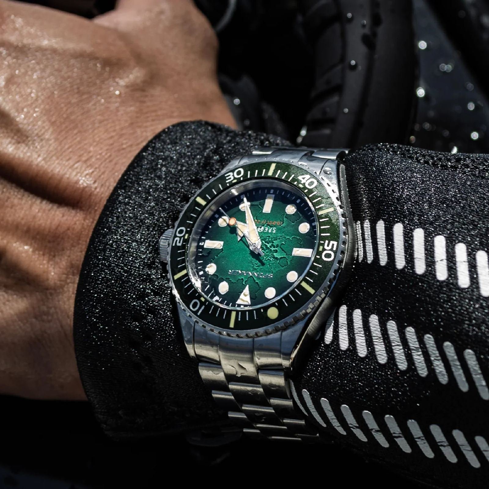 Relógio Spinnaker Spence 300 Automatic Sea Green SP-5097-44 Verde 4